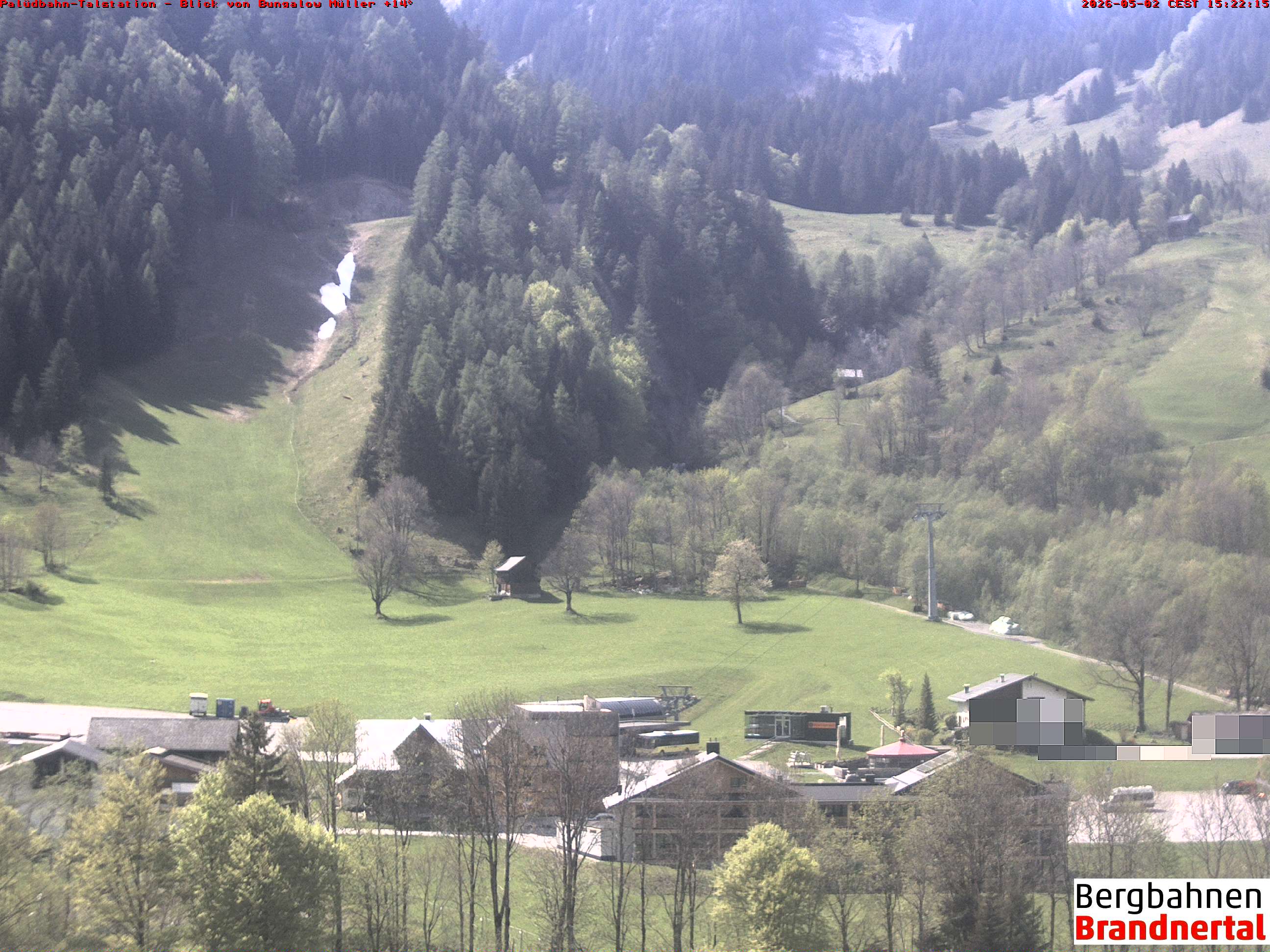 Blick auf Palüdbahn von Bungalow Müller