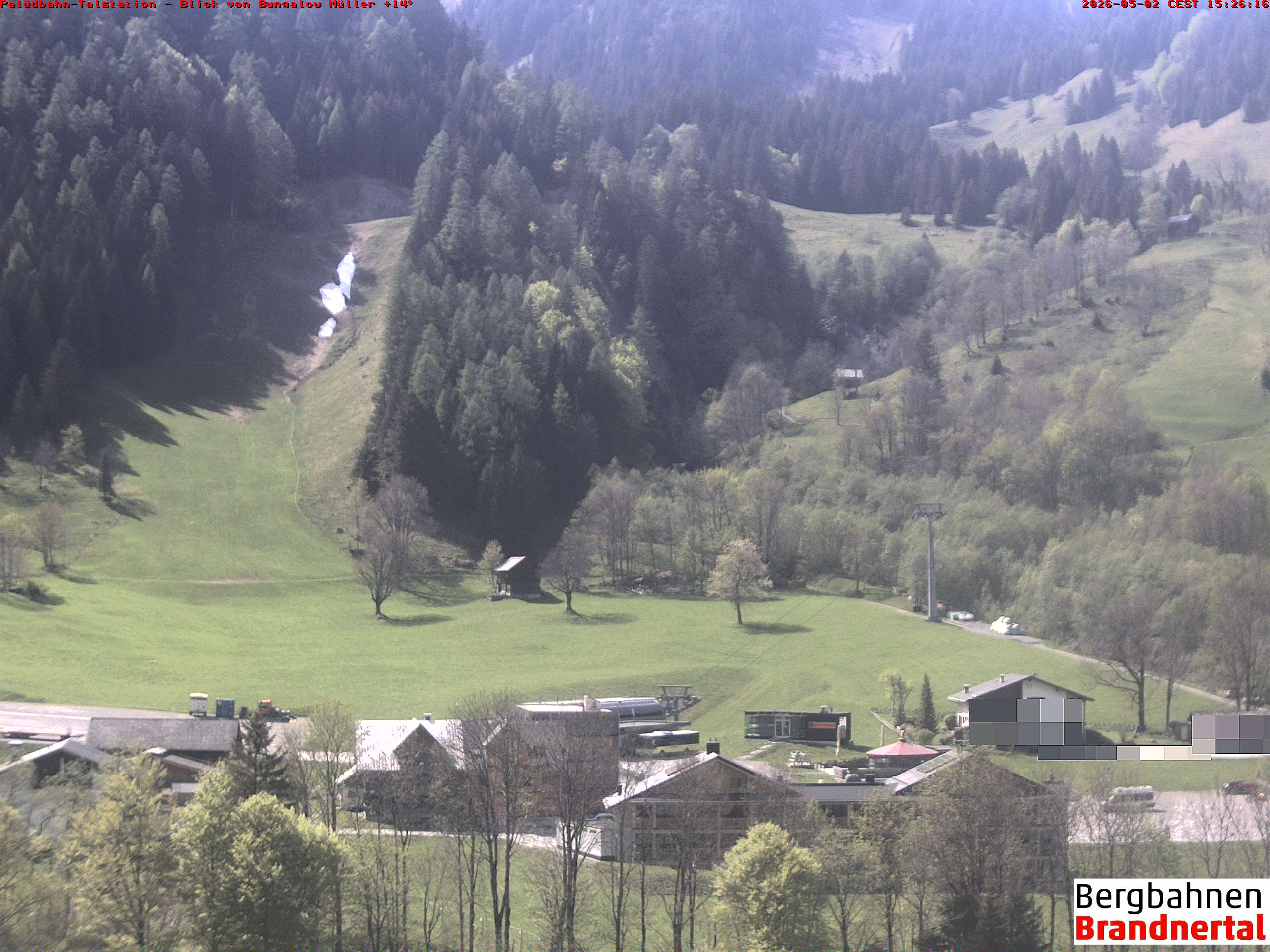 Blick auf Palüdbahn von Bungalow Müller