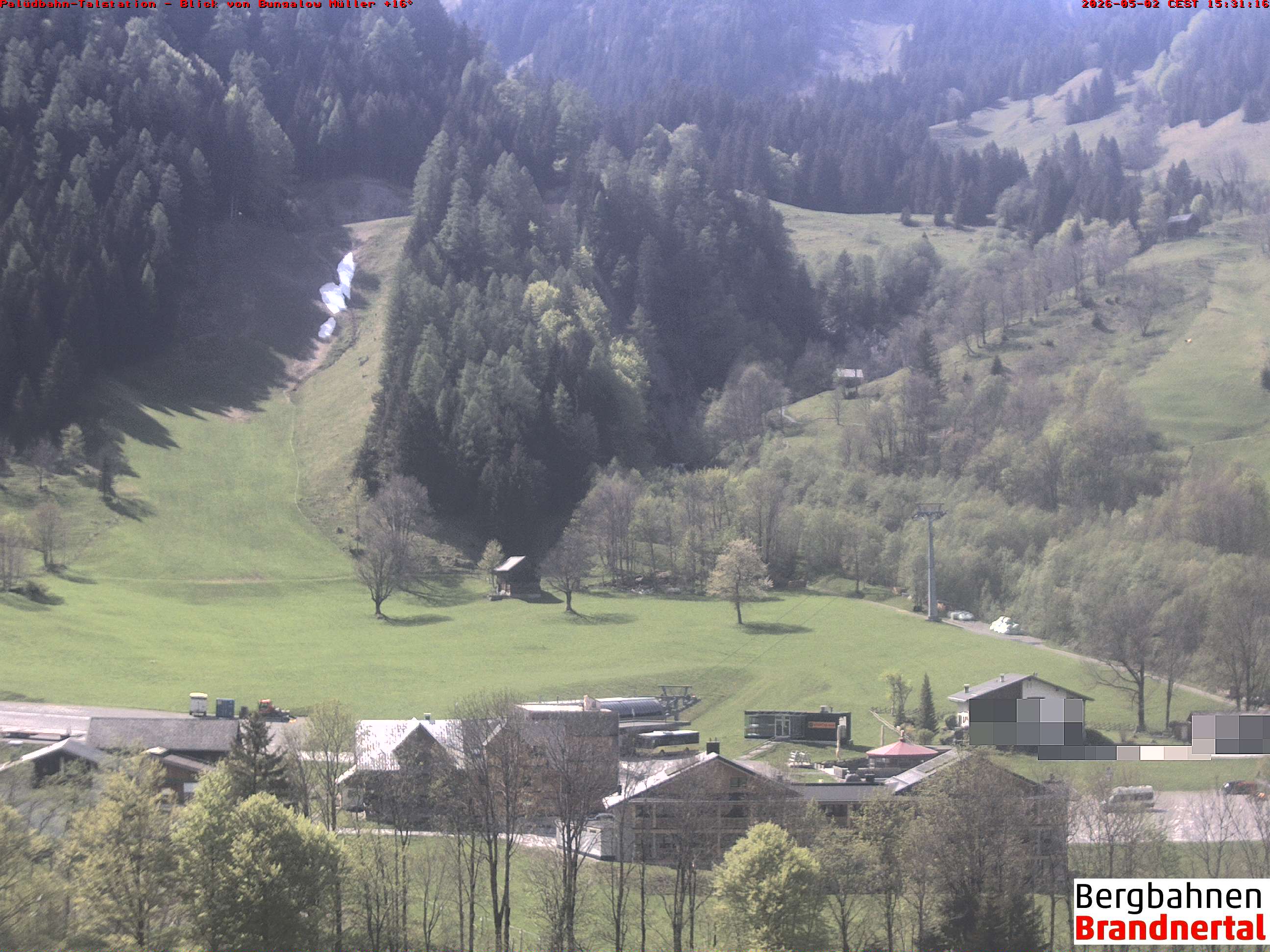 Blick auf Palüdbahn von Bungalow Müller