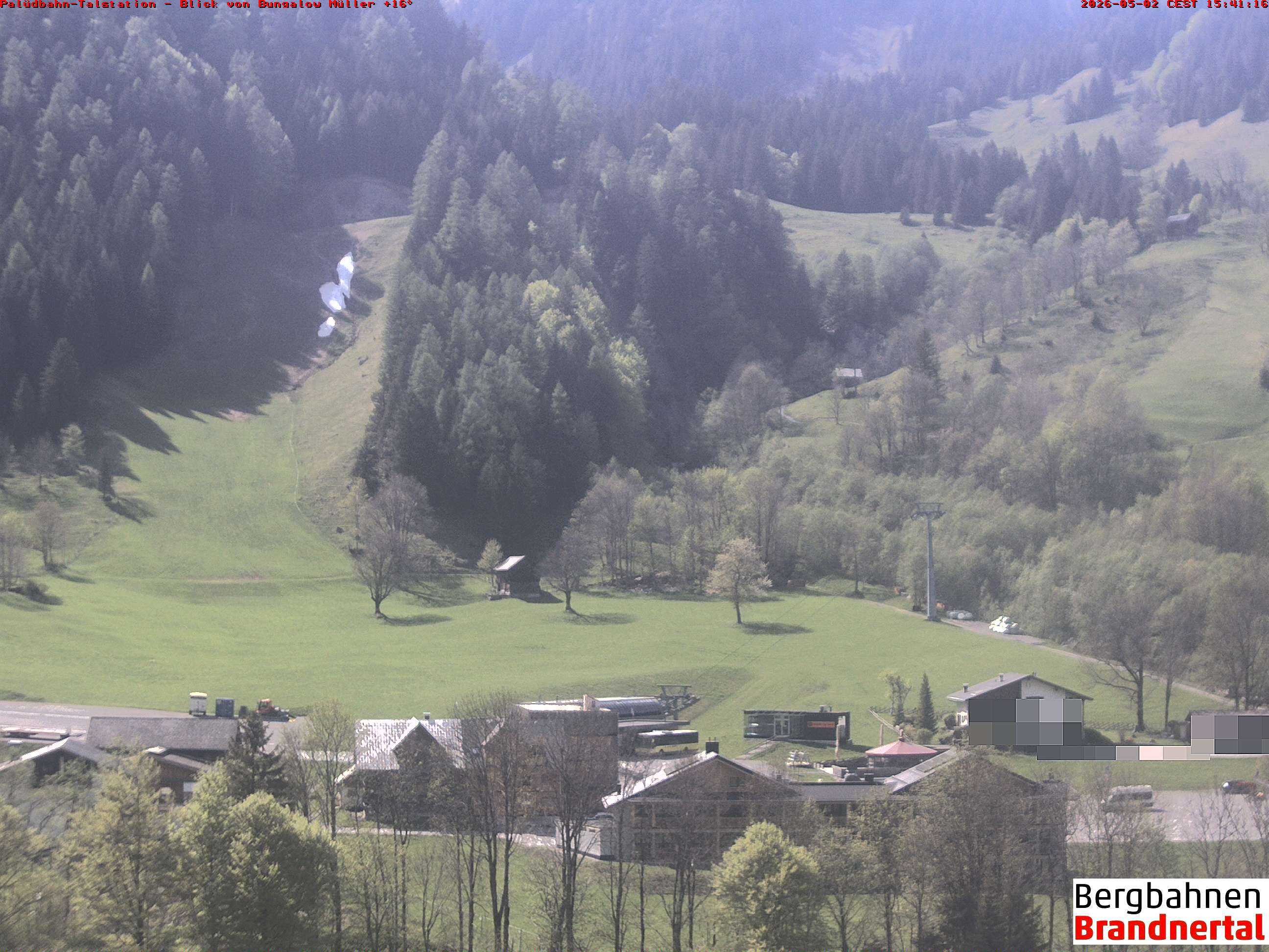 Blick auf Palüdbahn von Bungalow Müller