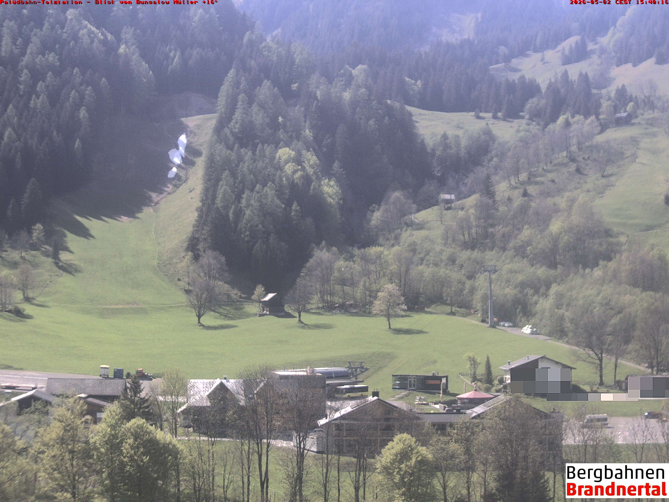 Blick auf Palüdbahn von Bungalow Müller