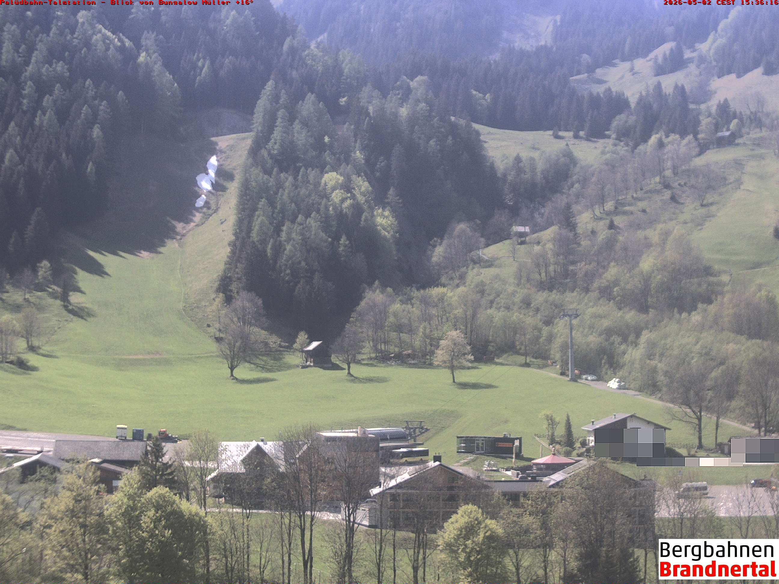 Blick auf Palüdbahn von Bungalow Müller