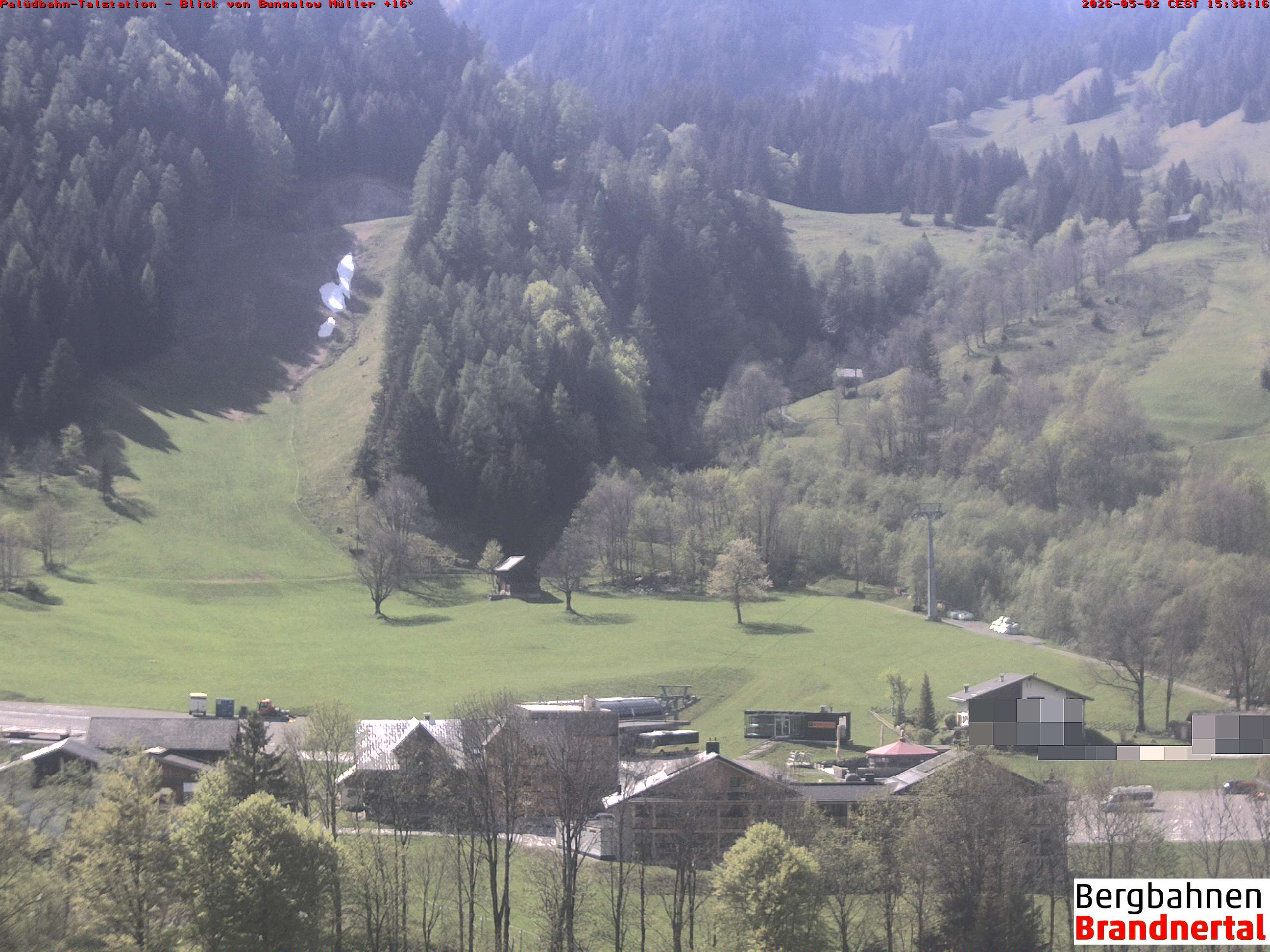 Blick auf Palüdbahn von Bungalow Müller