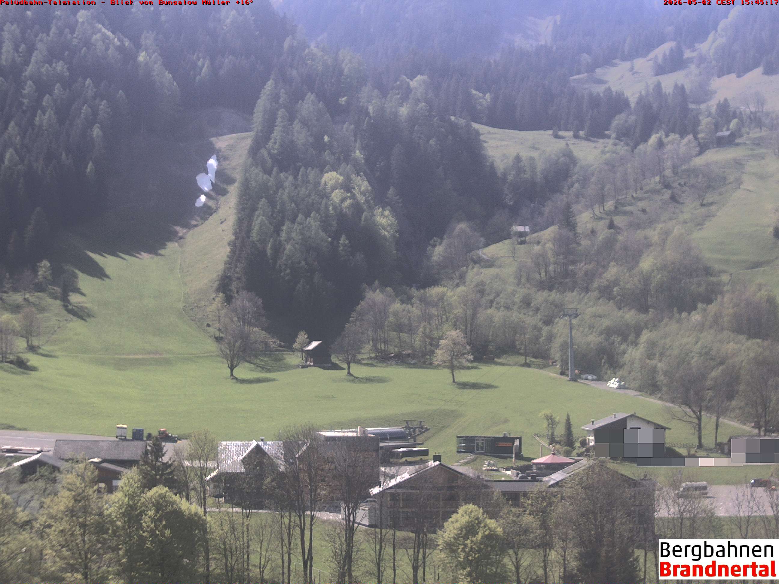 Blick auf Palüdbahn von Bungalow Müller