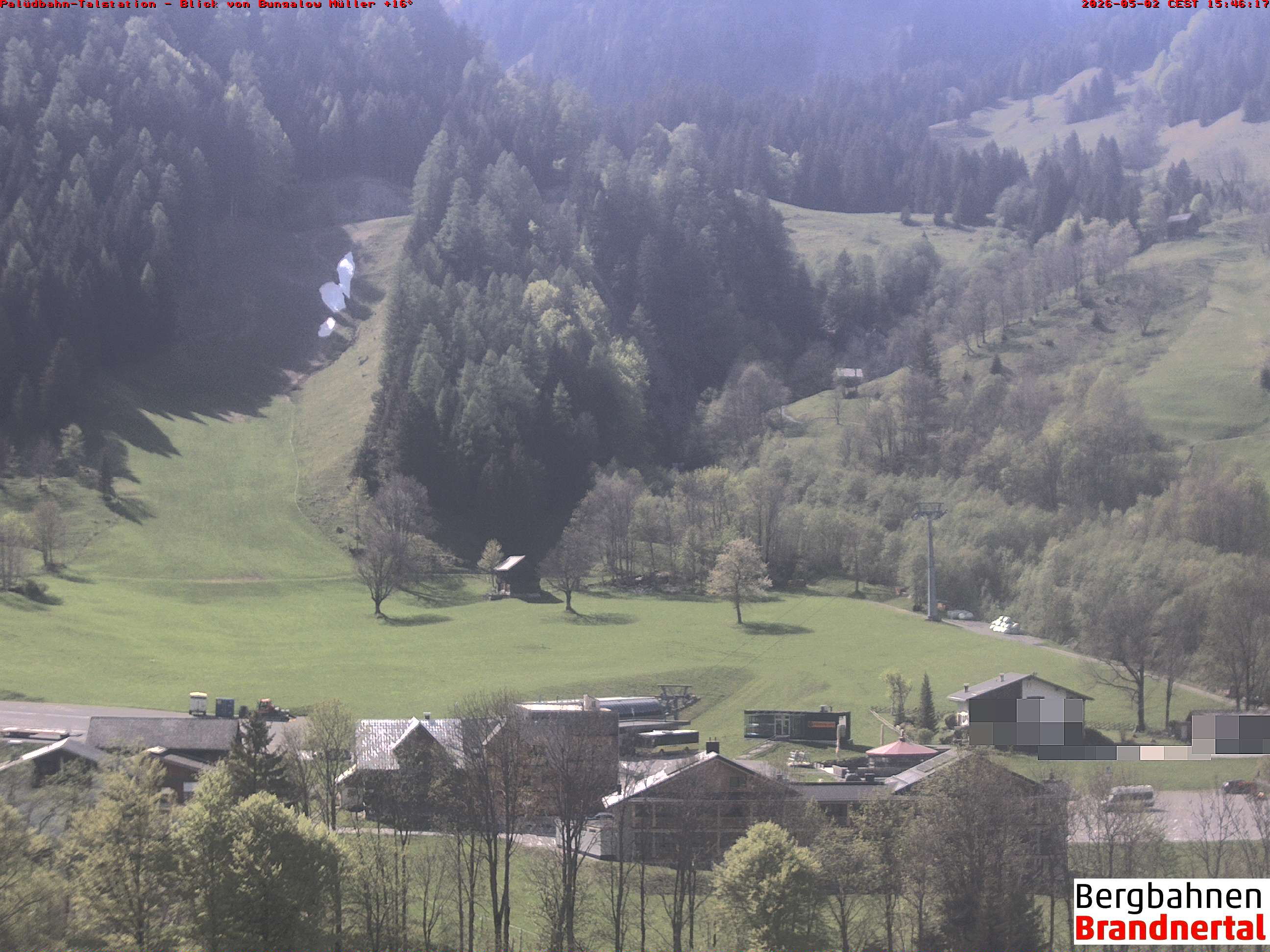Blick auf Palüdbahn von Bungalow Müller