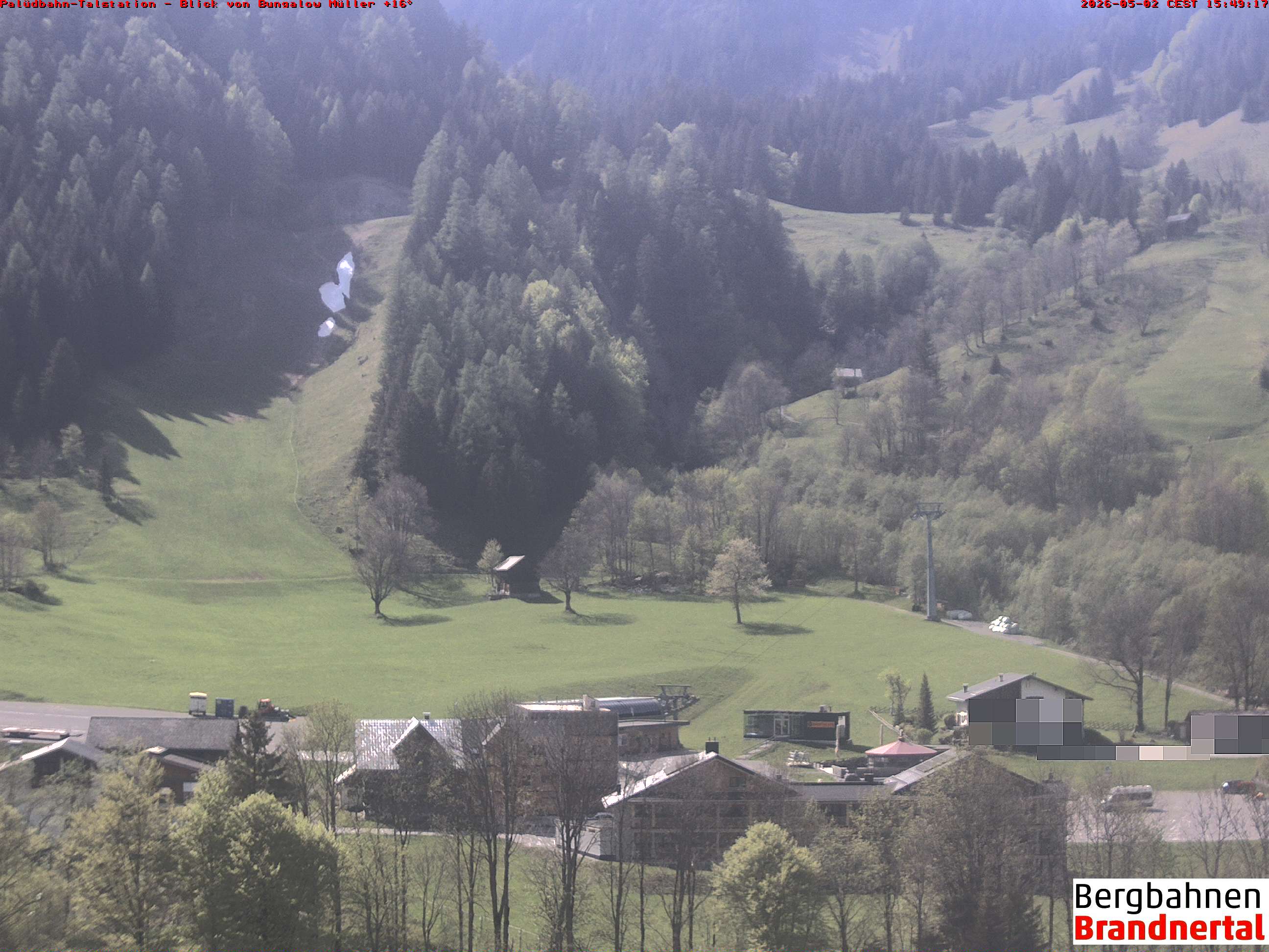 Blick auf Palüdbahn von Bungalow Müller