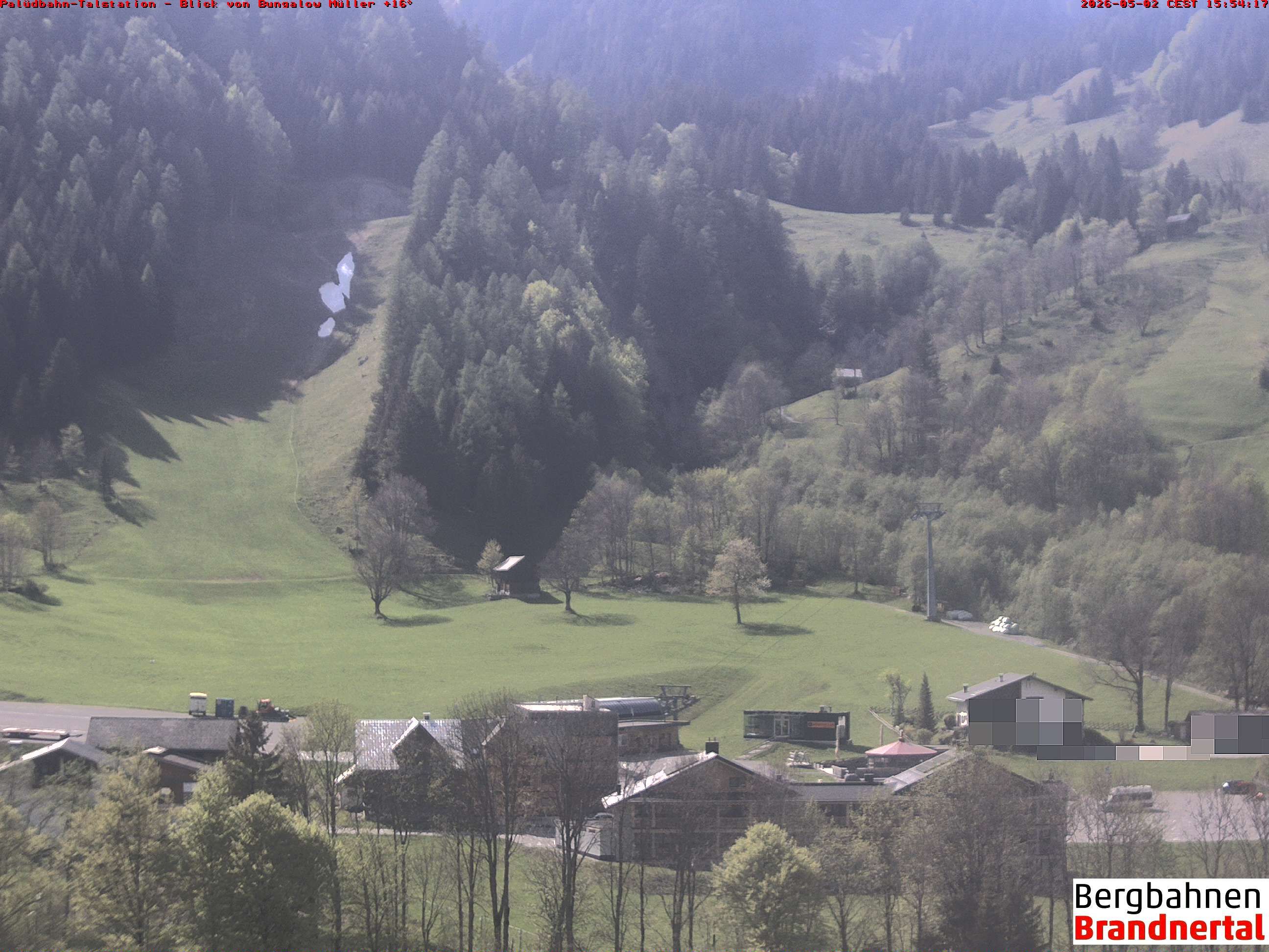 Blick auf Palüdbahn von Bungalow Müller