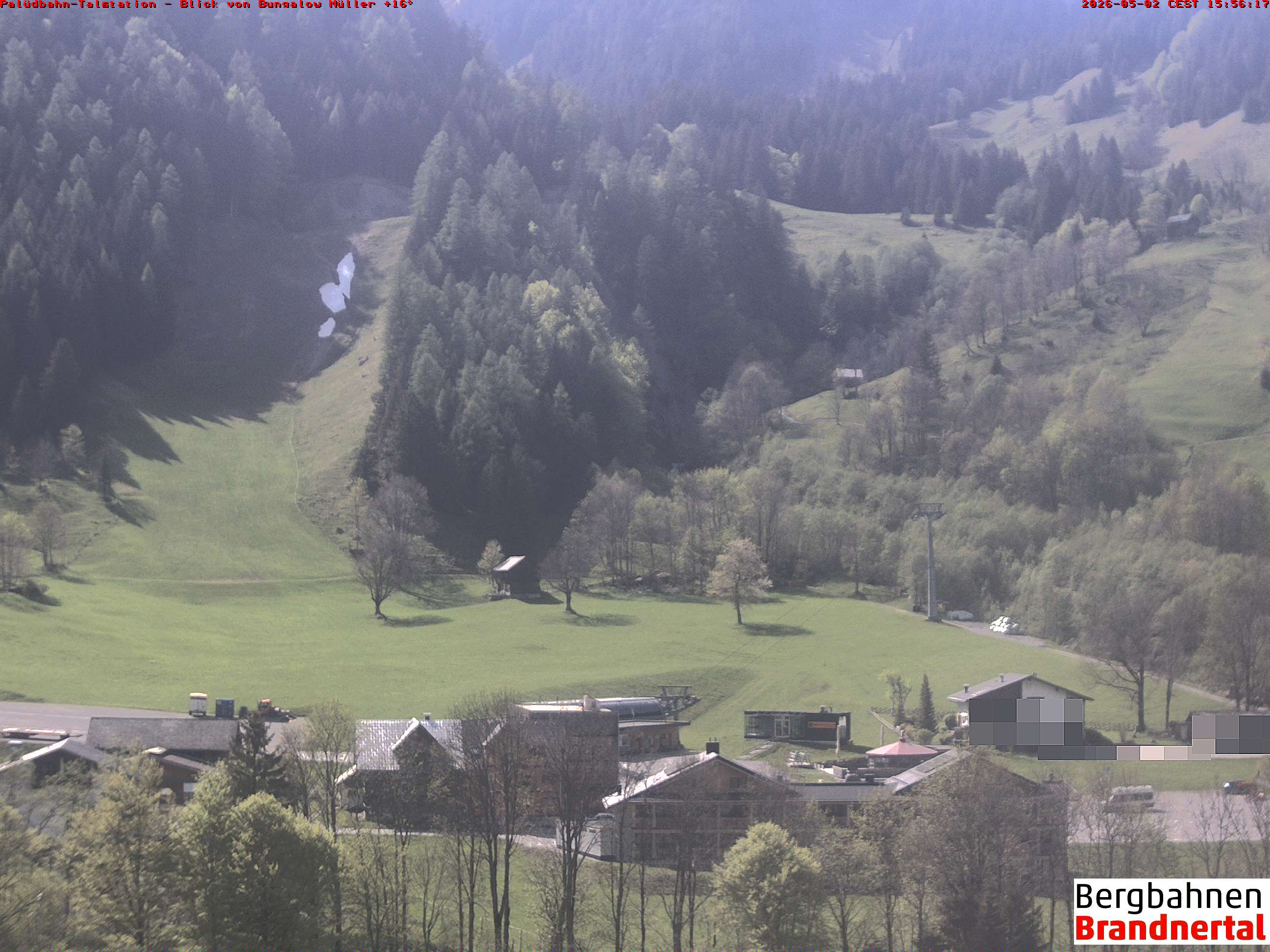Blick auf Palüdbahn von Bungalow Müller
