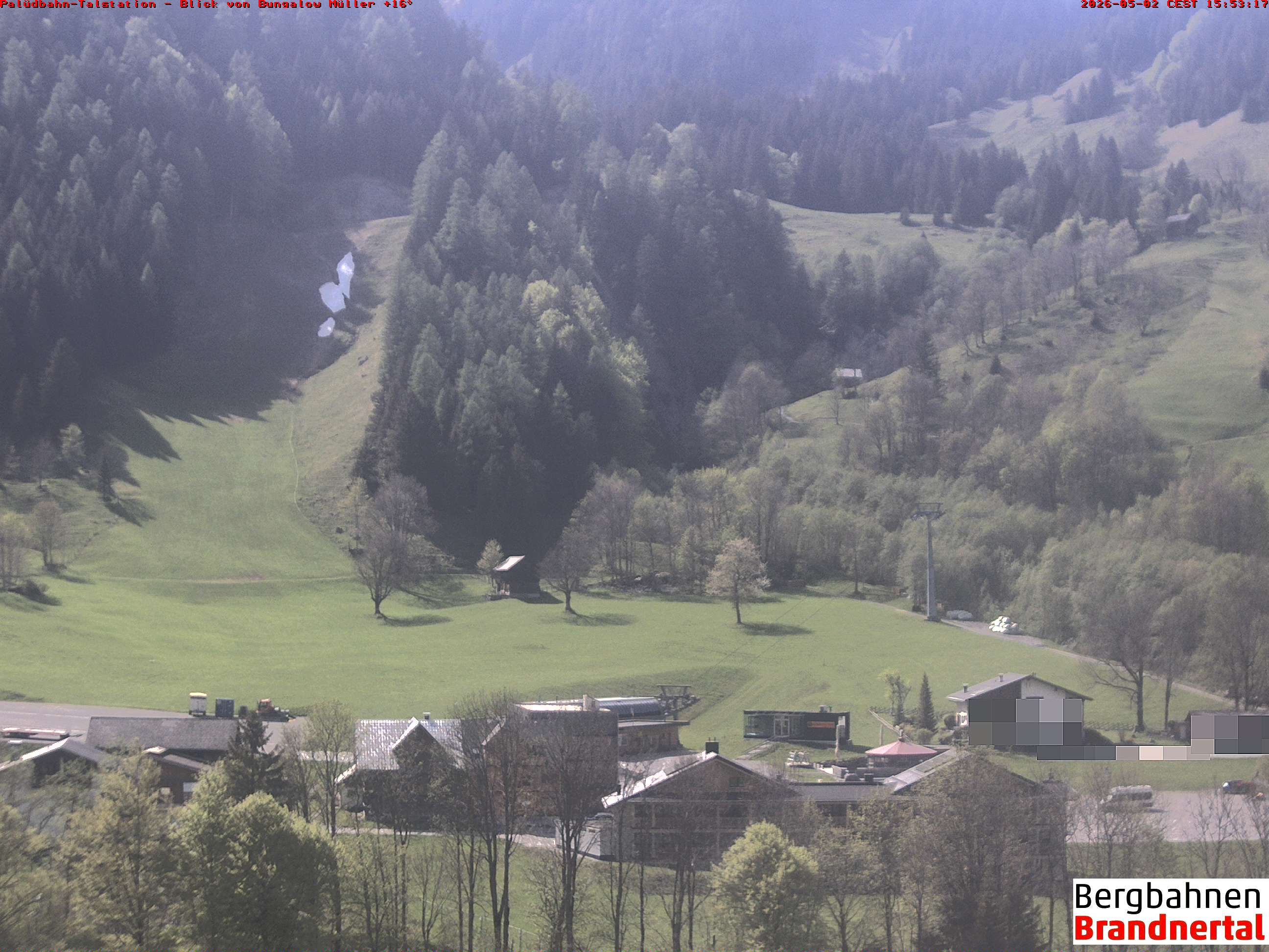 Blick auf Palüdbahn von Bungalow Müller