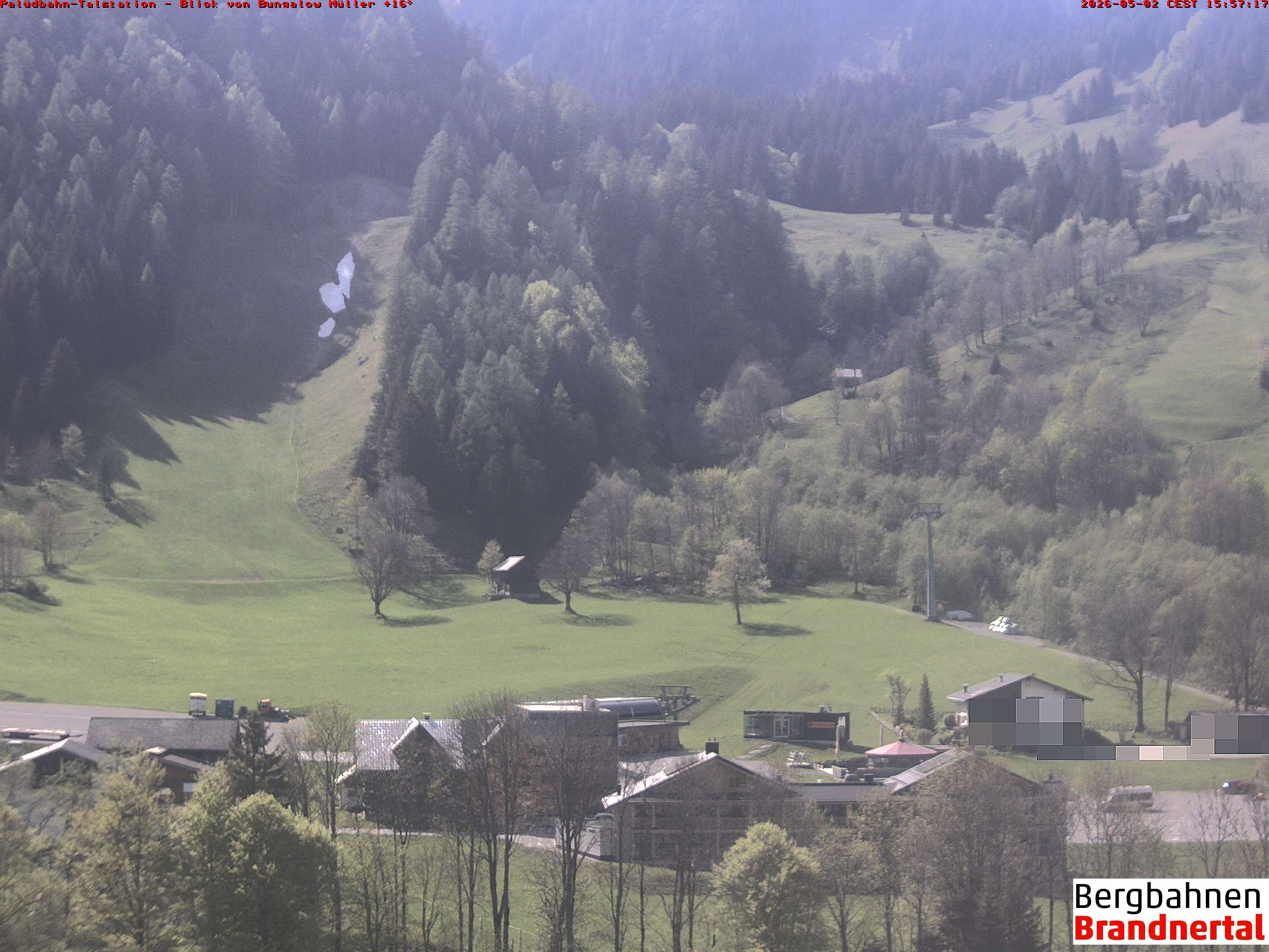 Blick auf Palüdbahn von Bungalow Müller