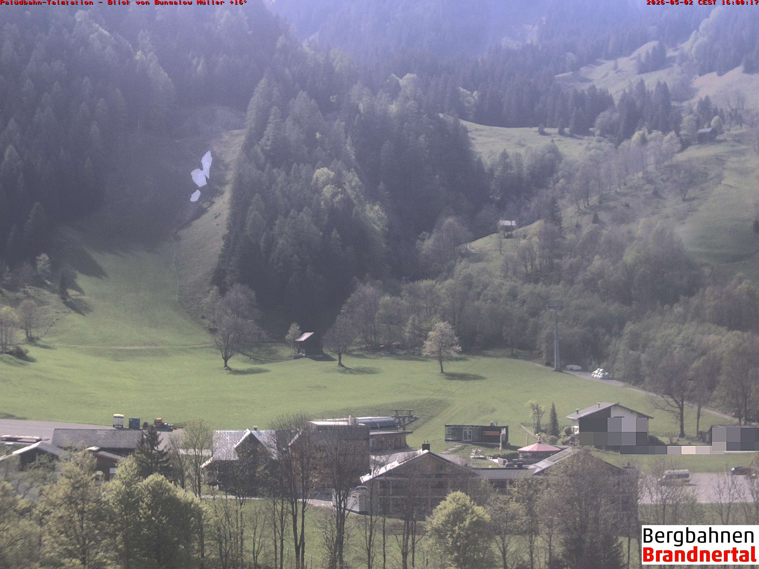 Blick auf Palüdbahn von Bungalow Müller