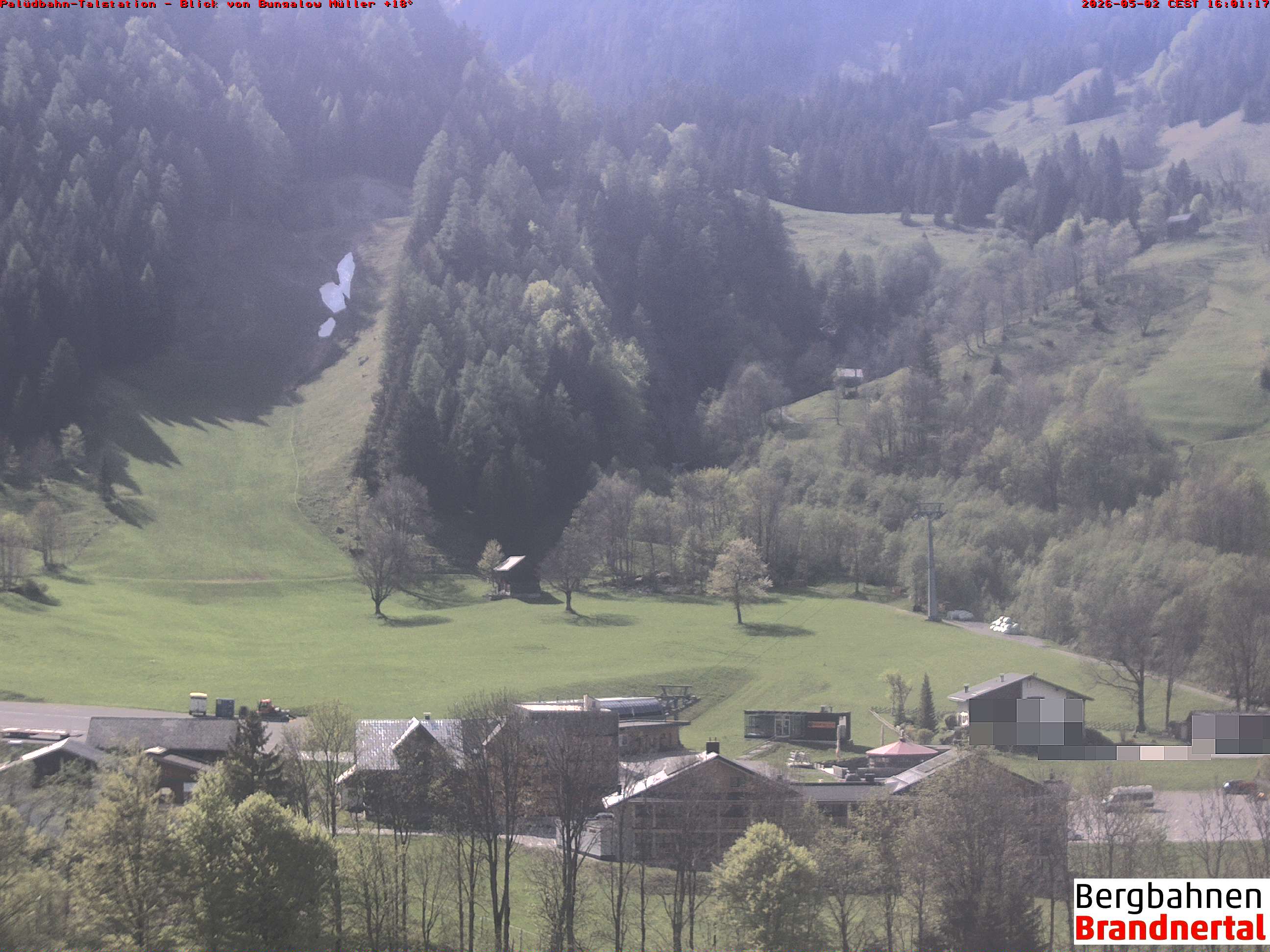 Blick auf Palüdbahn von Bungalow Müller