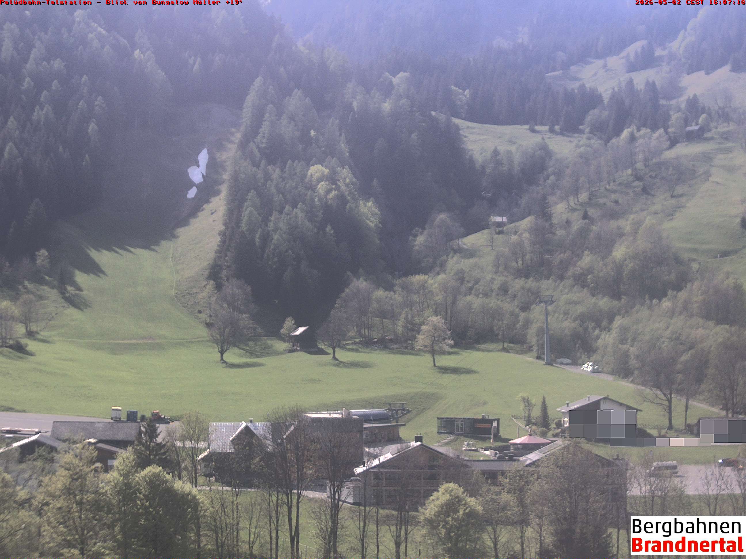 Blick auf Palüdbahn von Bungalow Müller