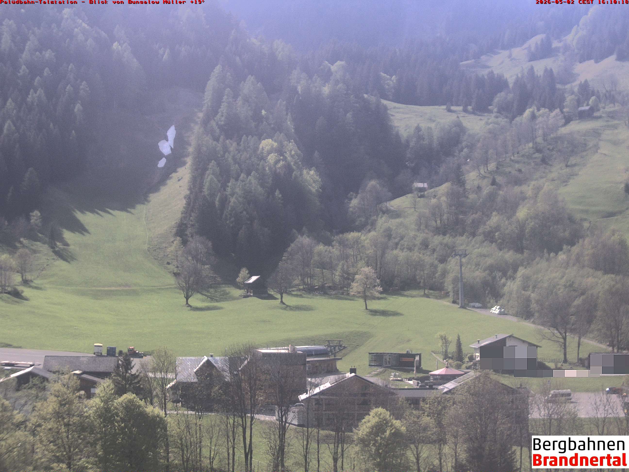 Blick auf Palüdbahn von Bungalow Müller