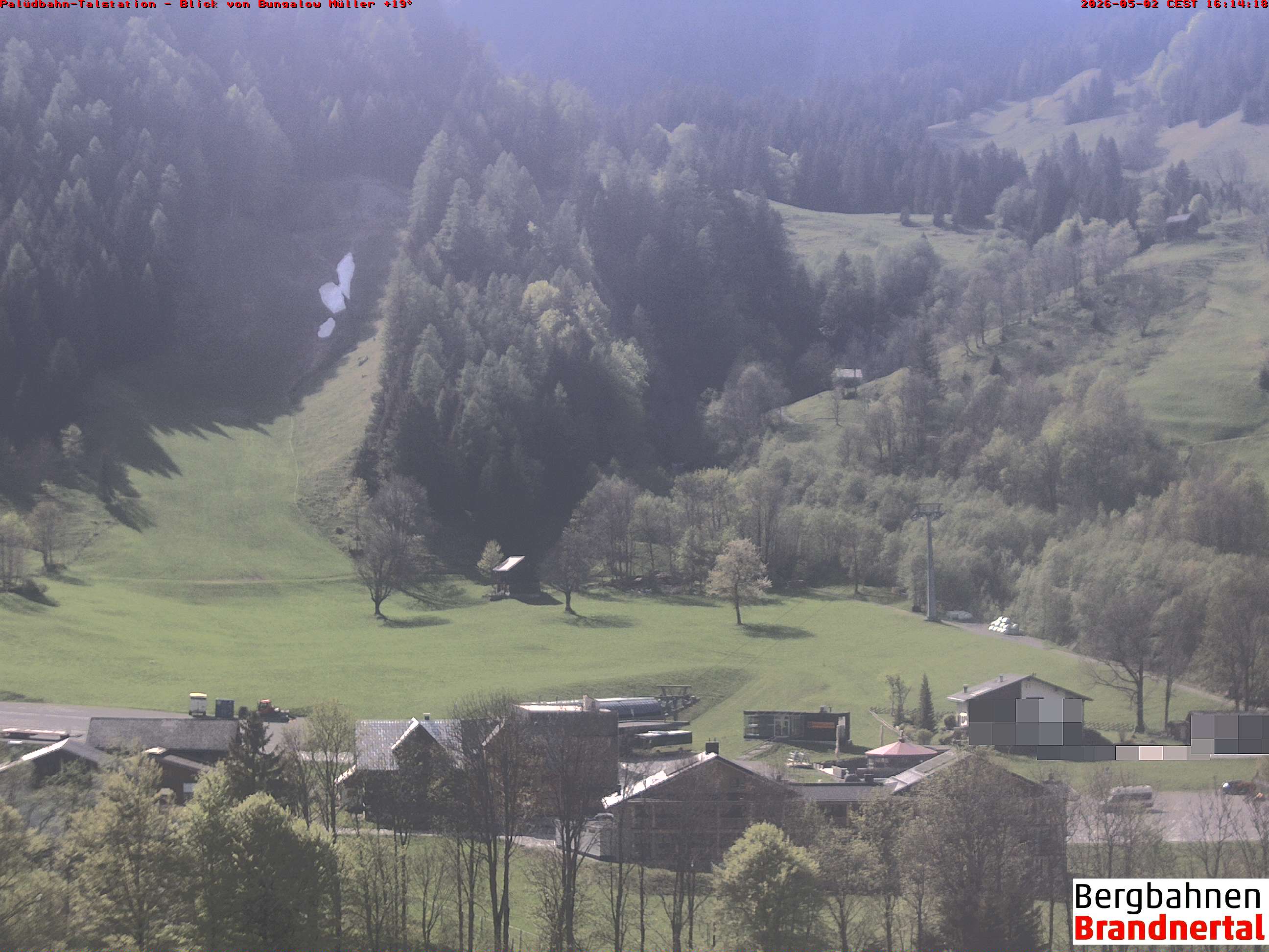 Blick auf Palüdbahn von Bungalow Müller