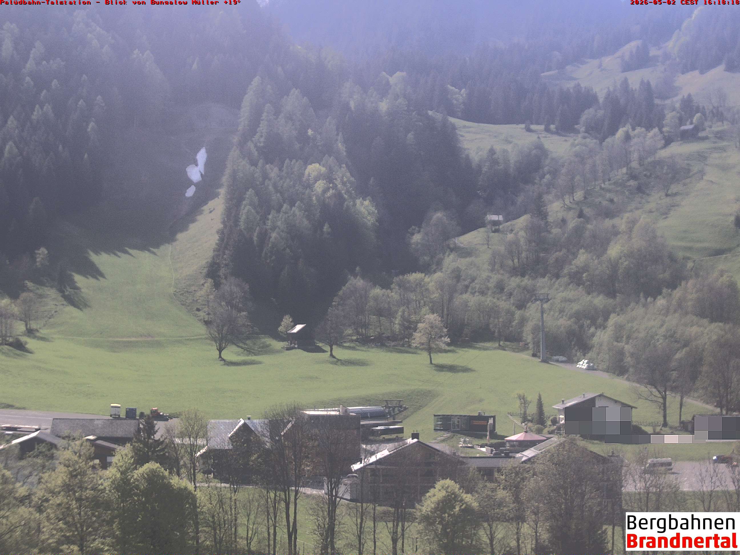 Blick auf Palüdbahn von Bungalow Müller