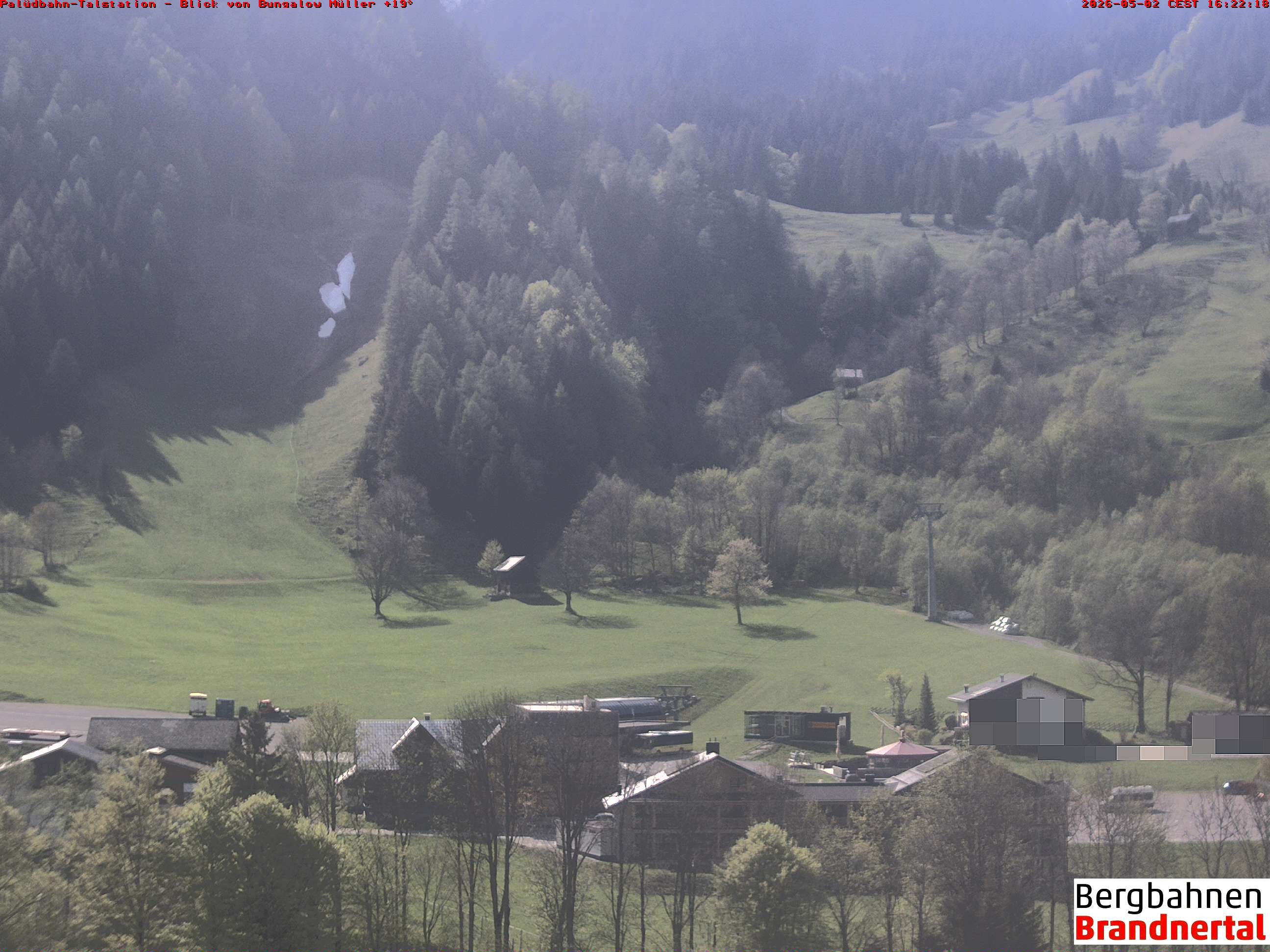 Blick auf Palüdbahn von Bungalow Müller