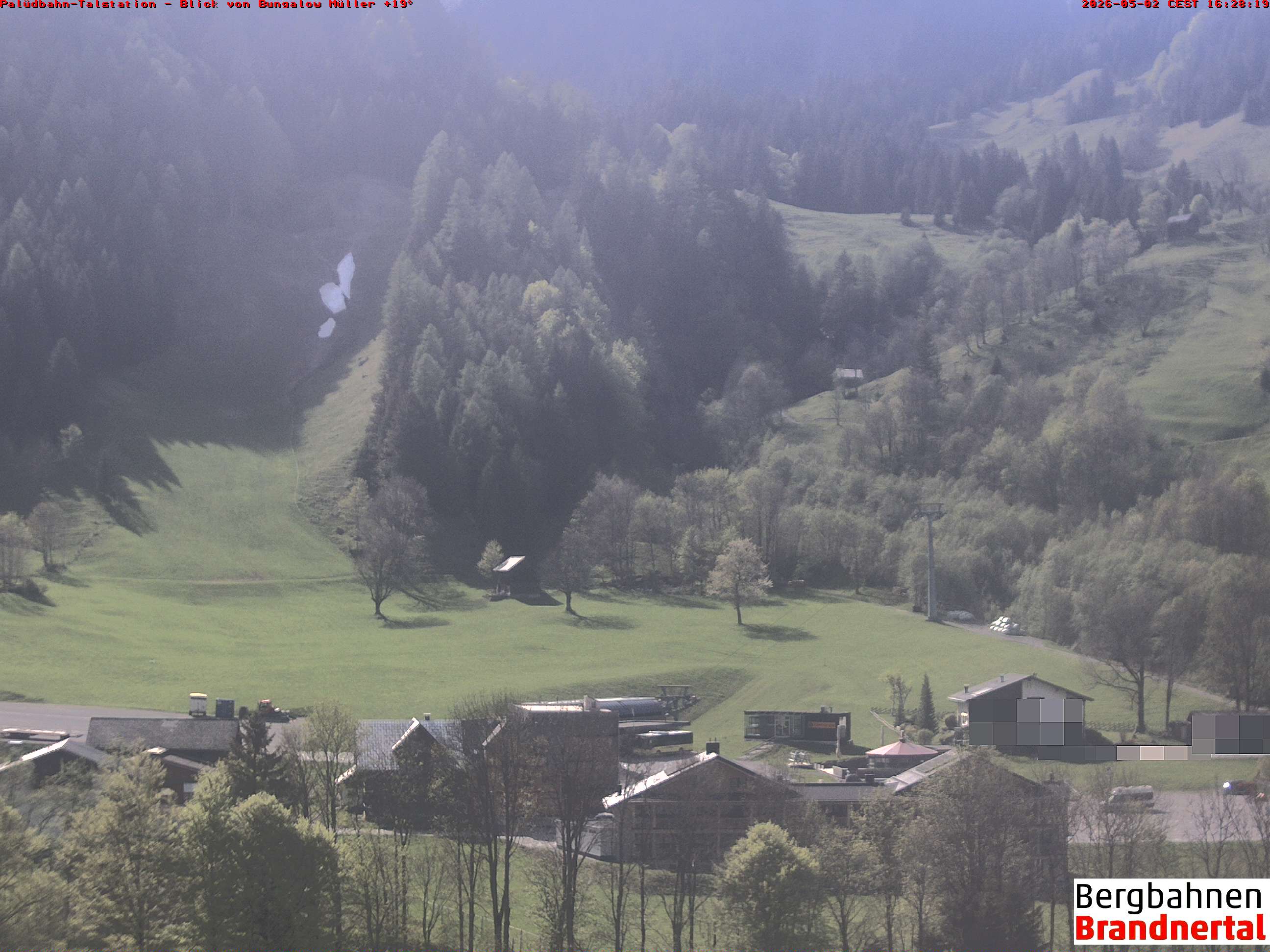 Blick auf Palüdbahn von Bungalow Müller