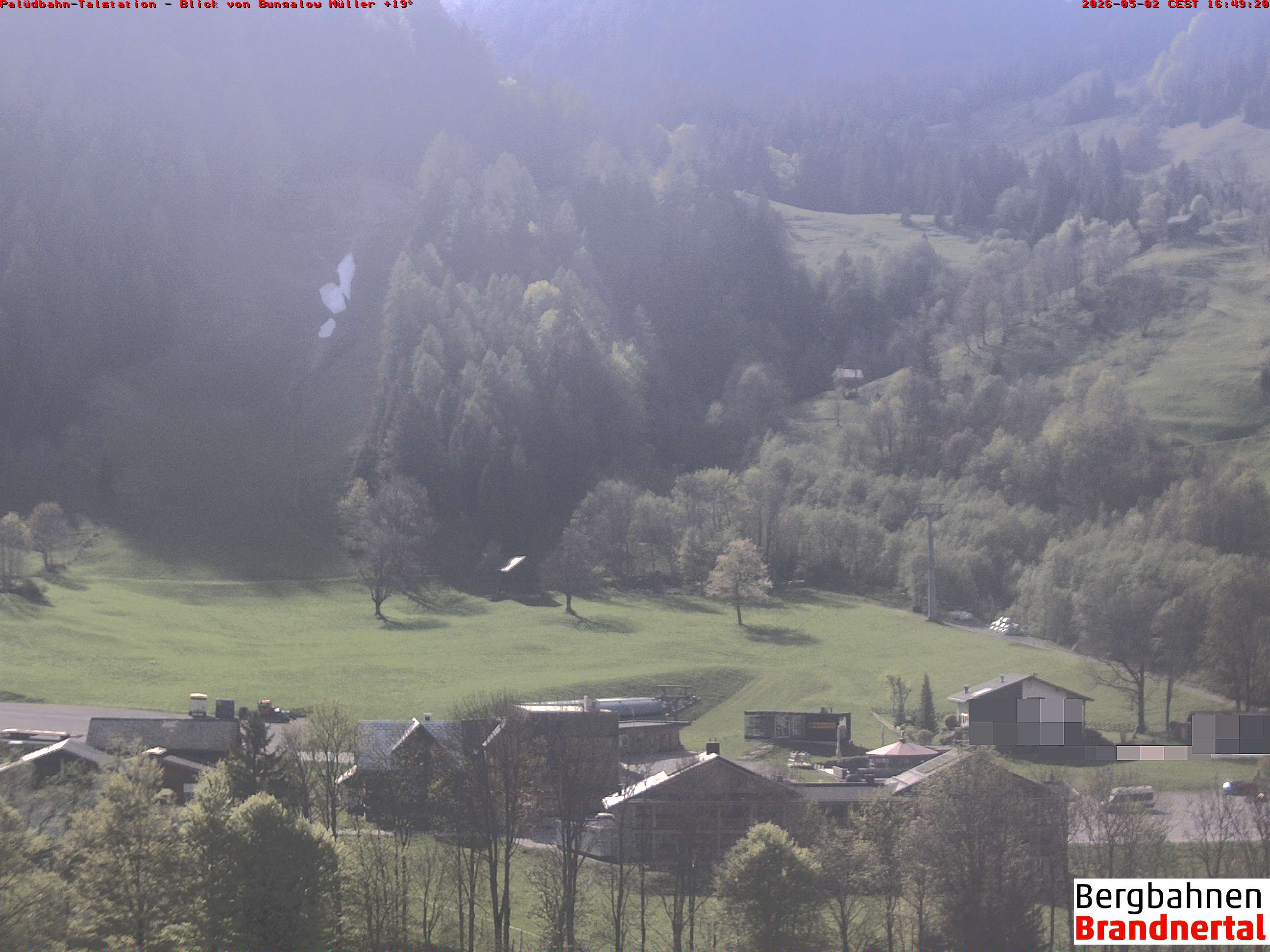 Blick auf Palüdbahn von Bungalow Müller