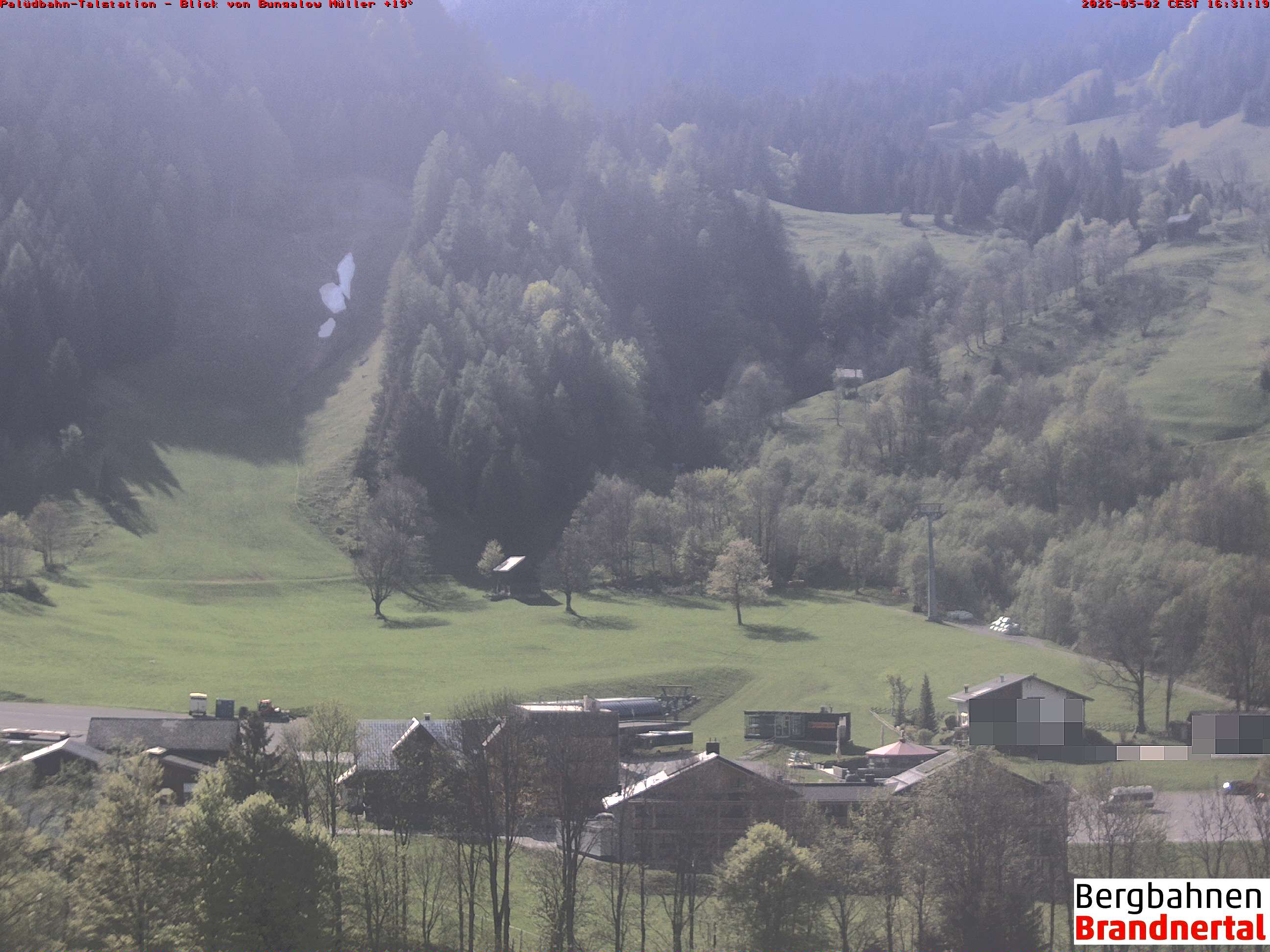 Blick auf Palüdbahn von Bungalow Müller