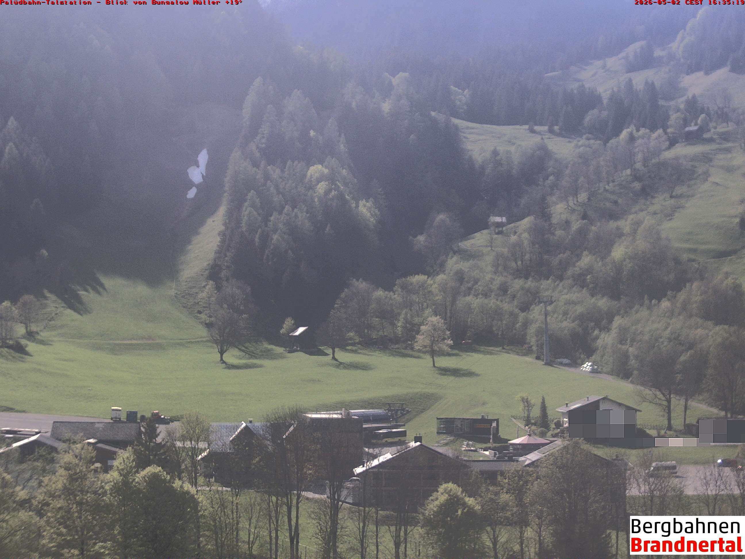 Blick auf Palüdbahn von Bungalow Müller