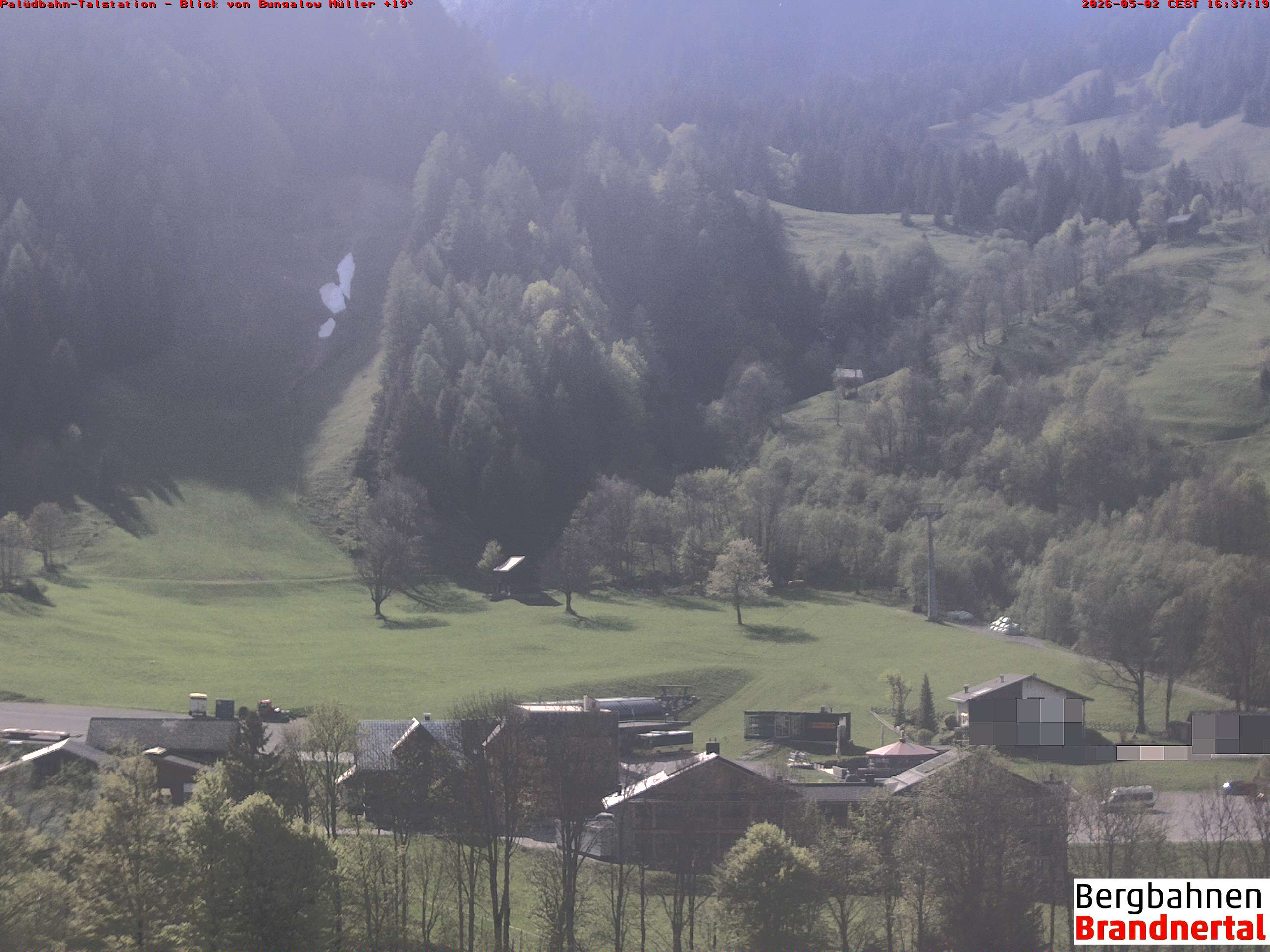 Blick auf Palüdbahn von Bungalow Müller
