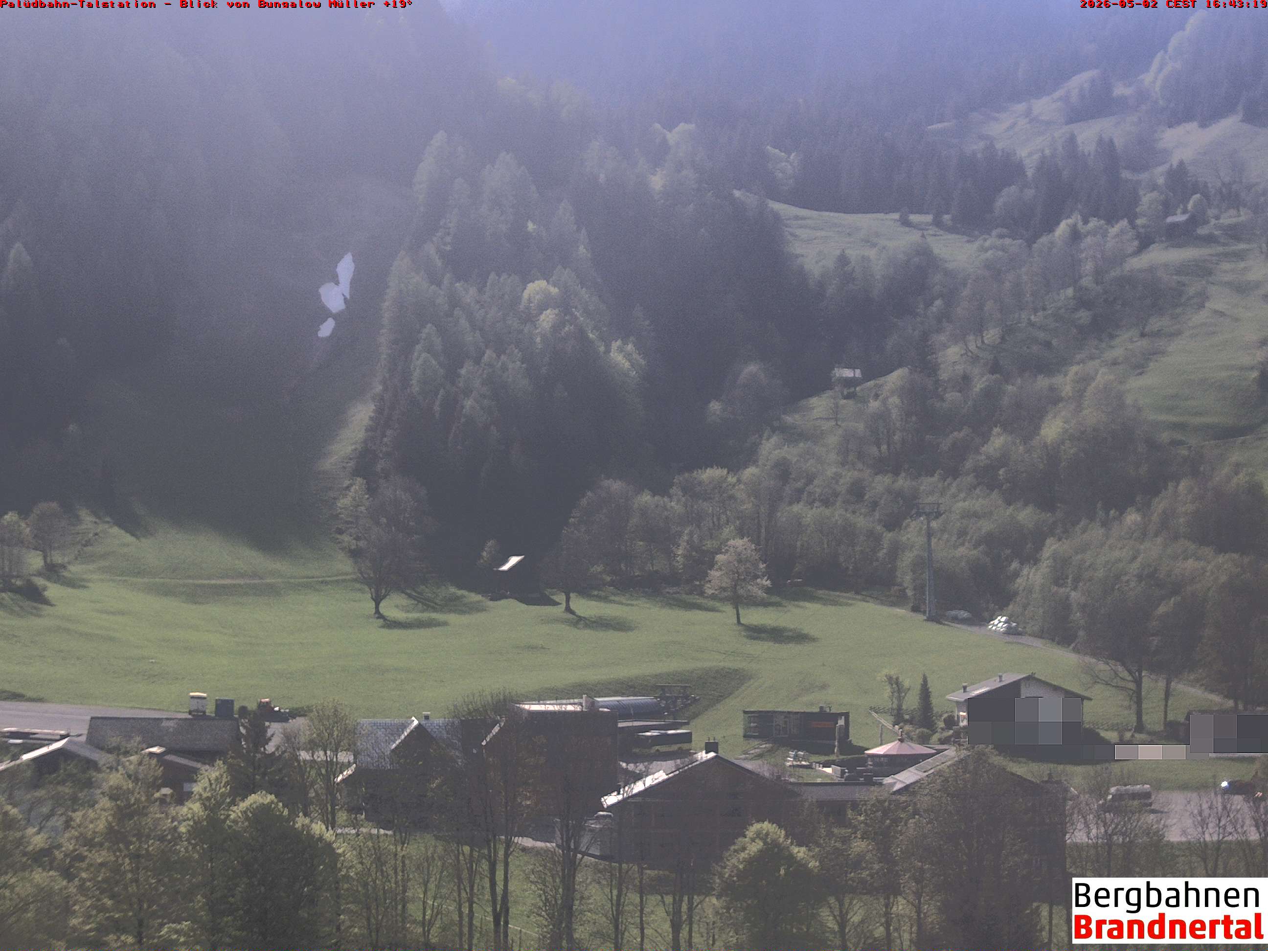 Blick auf Palüdbahn von Bungalow Müller