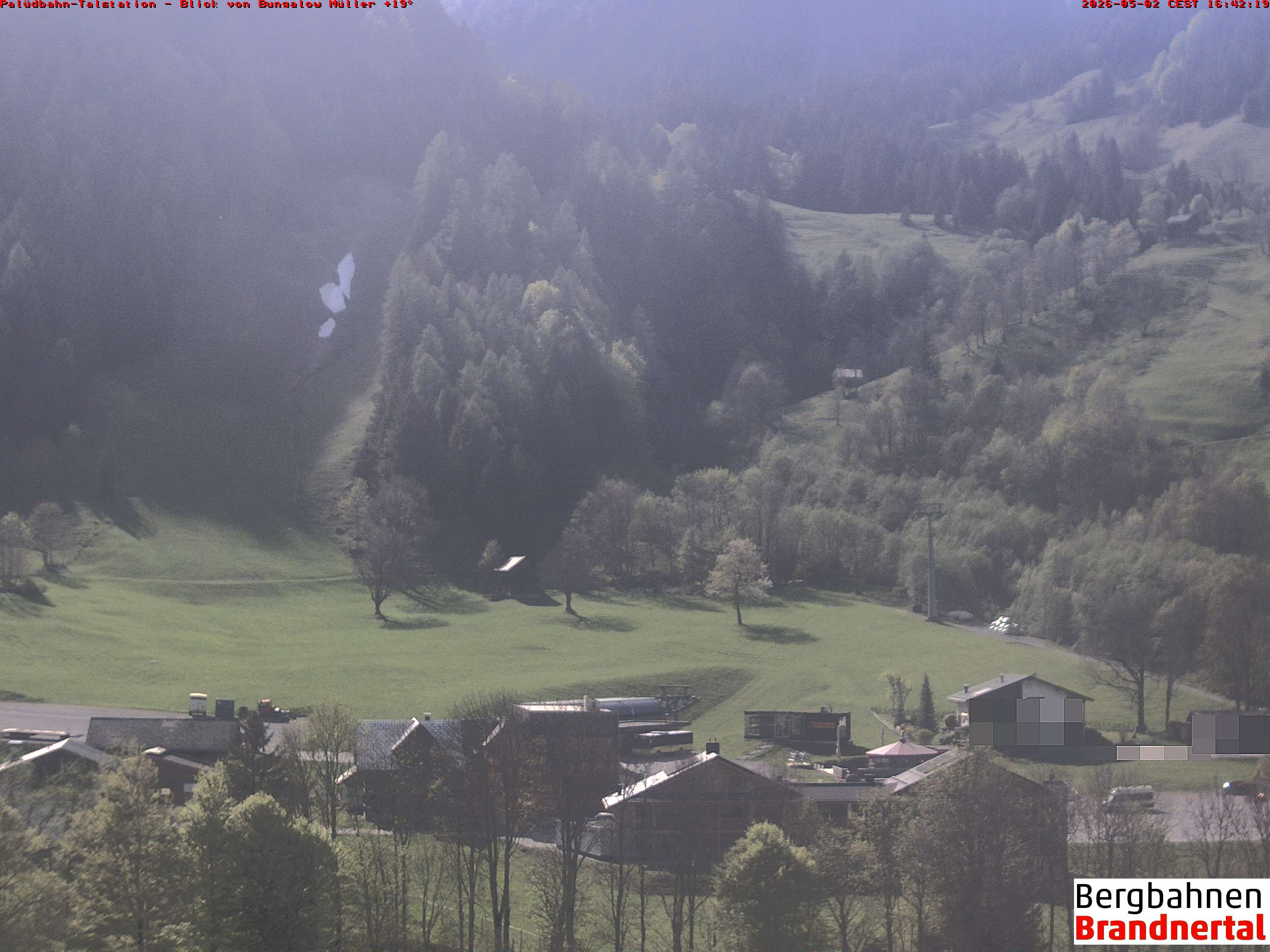 Blick auf Palüdbahn von Bungalow Müller