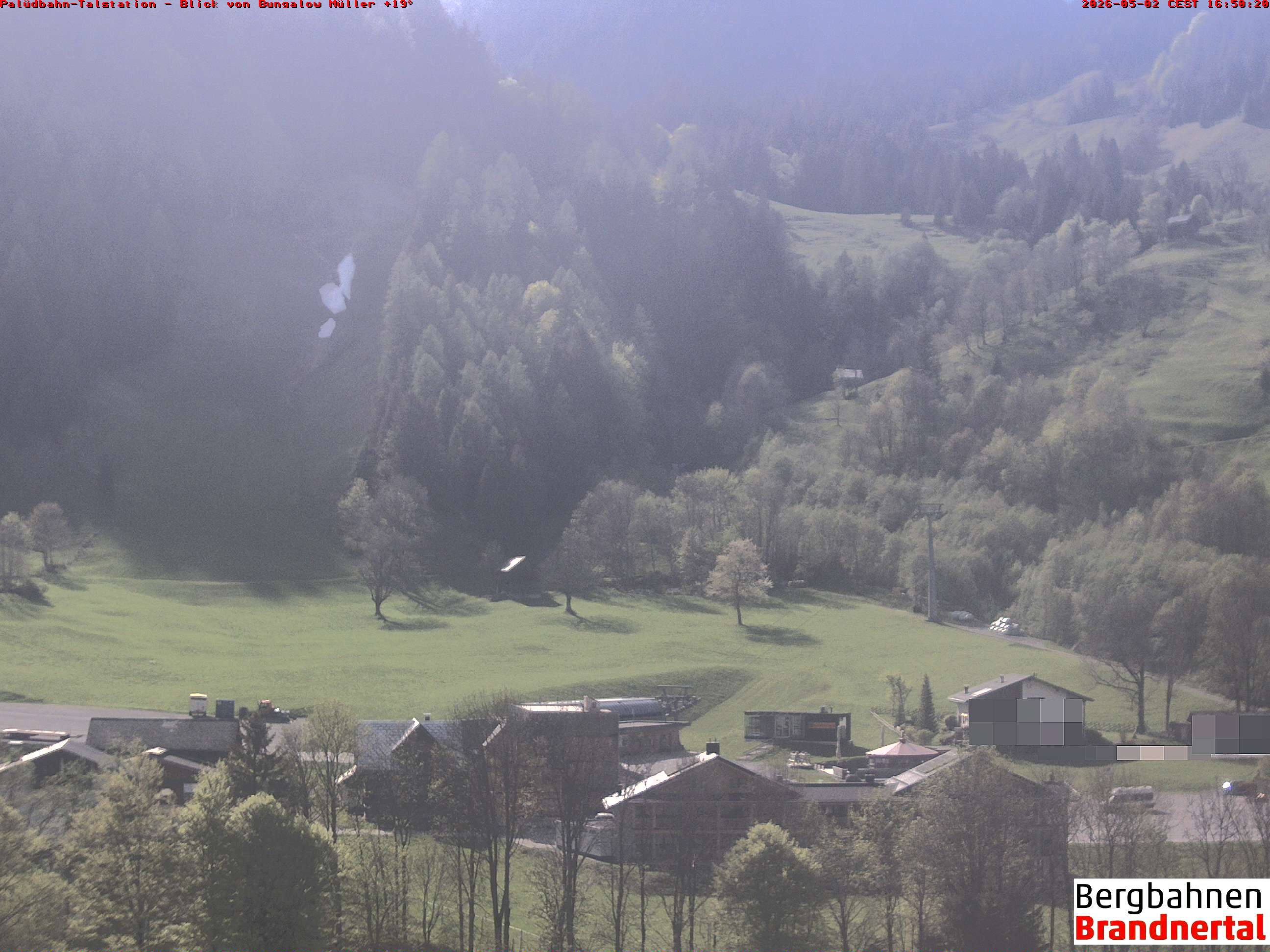 Blick auf Palüdbahn von Bungalow Müller