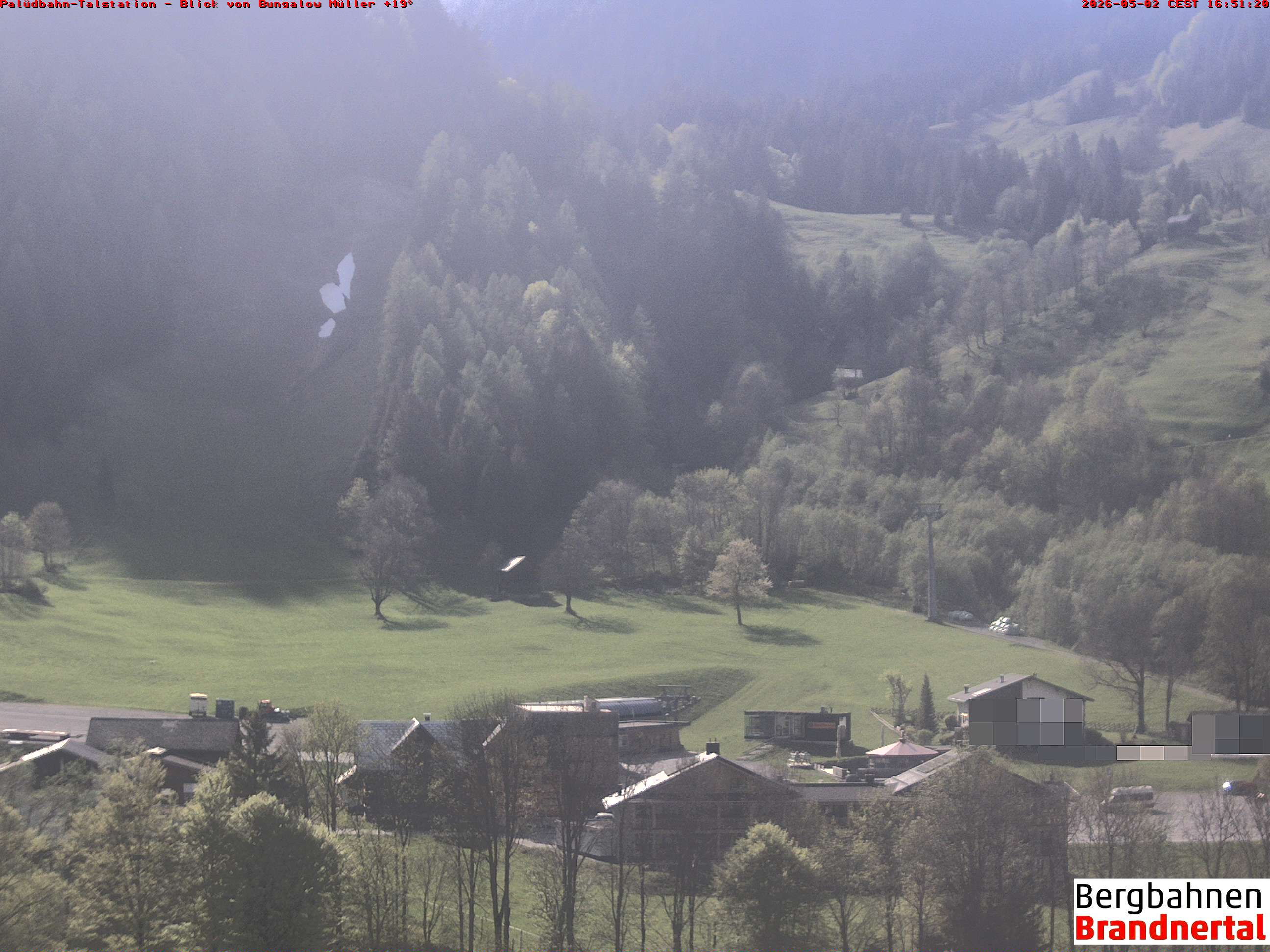 Blick auf Palüdbahn von Bungalow Müller