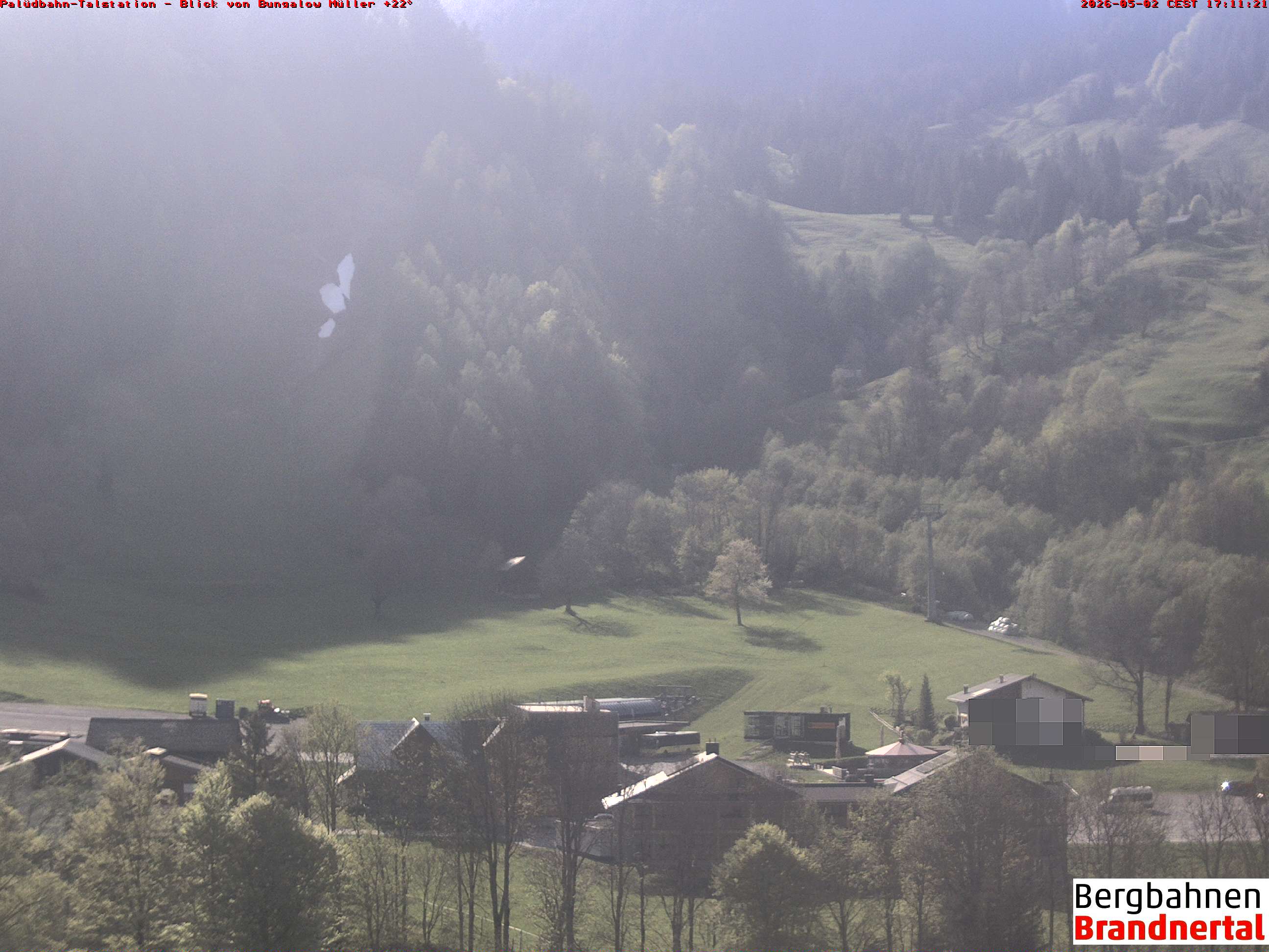 Blick auf Palüdbahn von Bungalow Müller