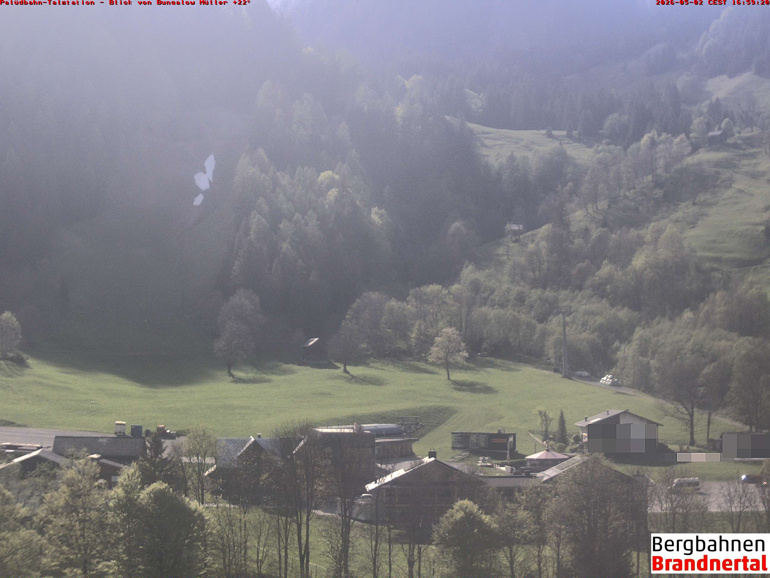 Blick auf Palüdbahn von Bungalow Müller
