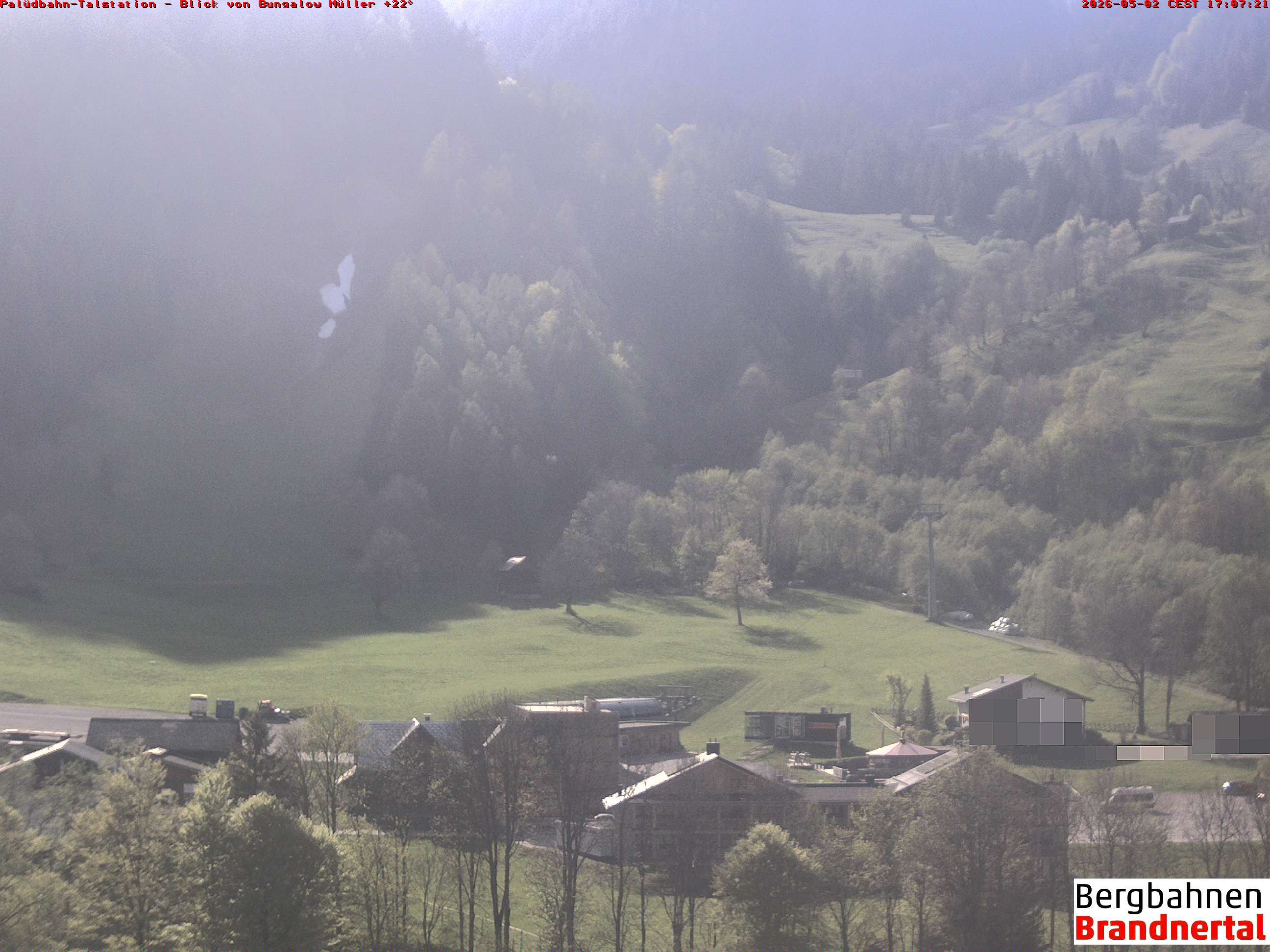 Blick auf Palüdbahn von Bungalow Müller