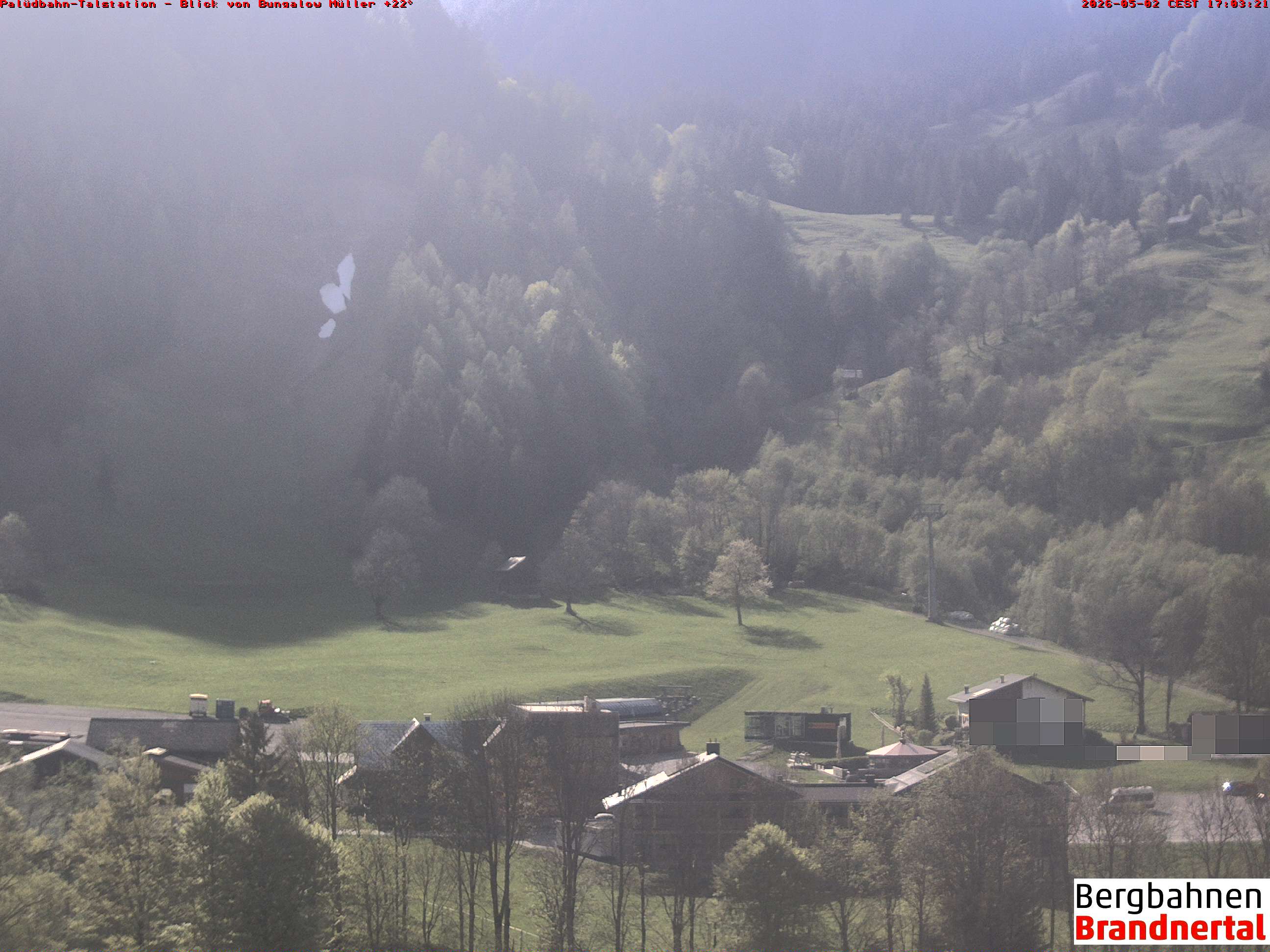Blick auf Palüdbahn von Bungalow Müller