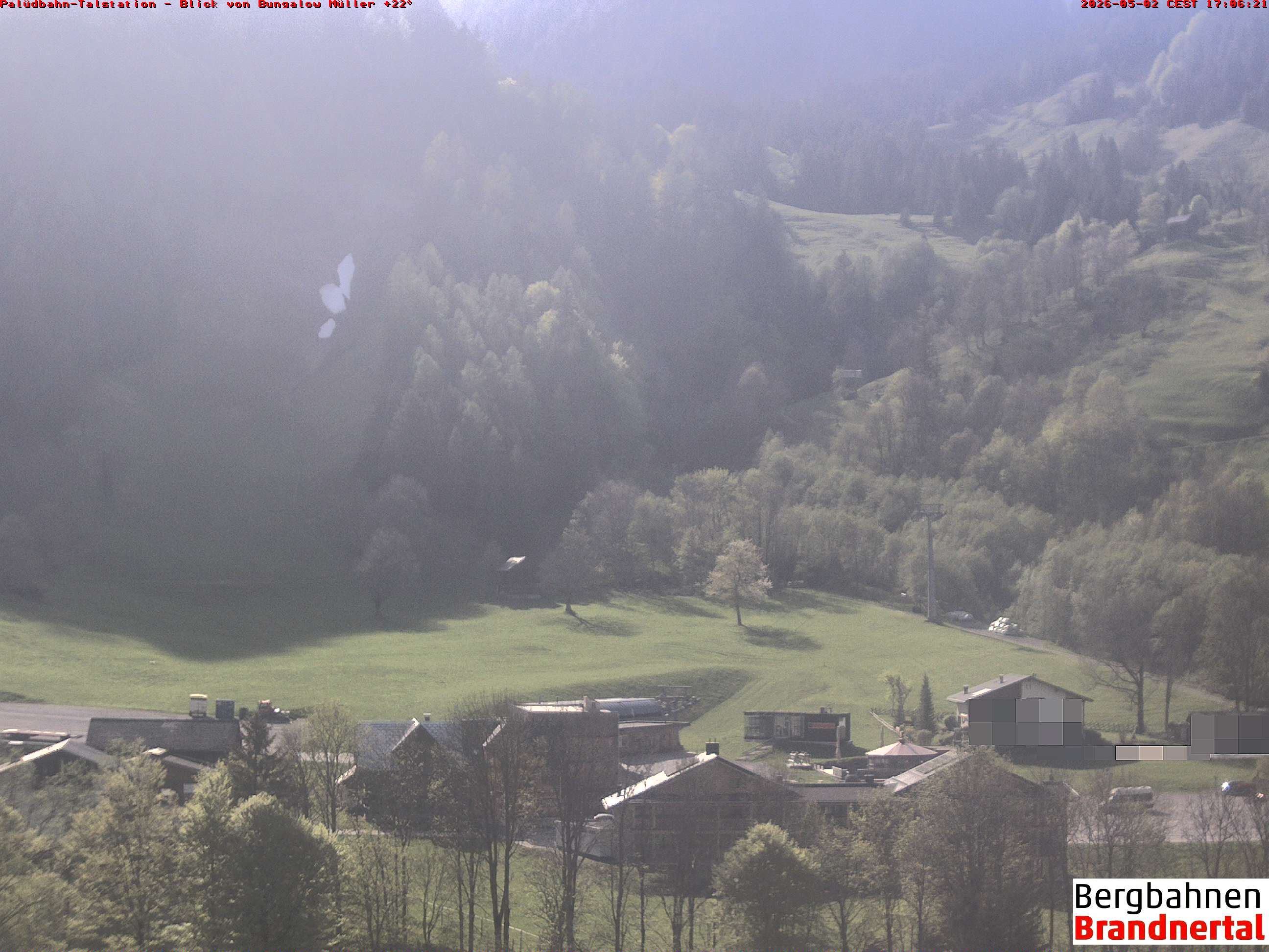 Blick auf Palüdbahn von Bungalow Müller