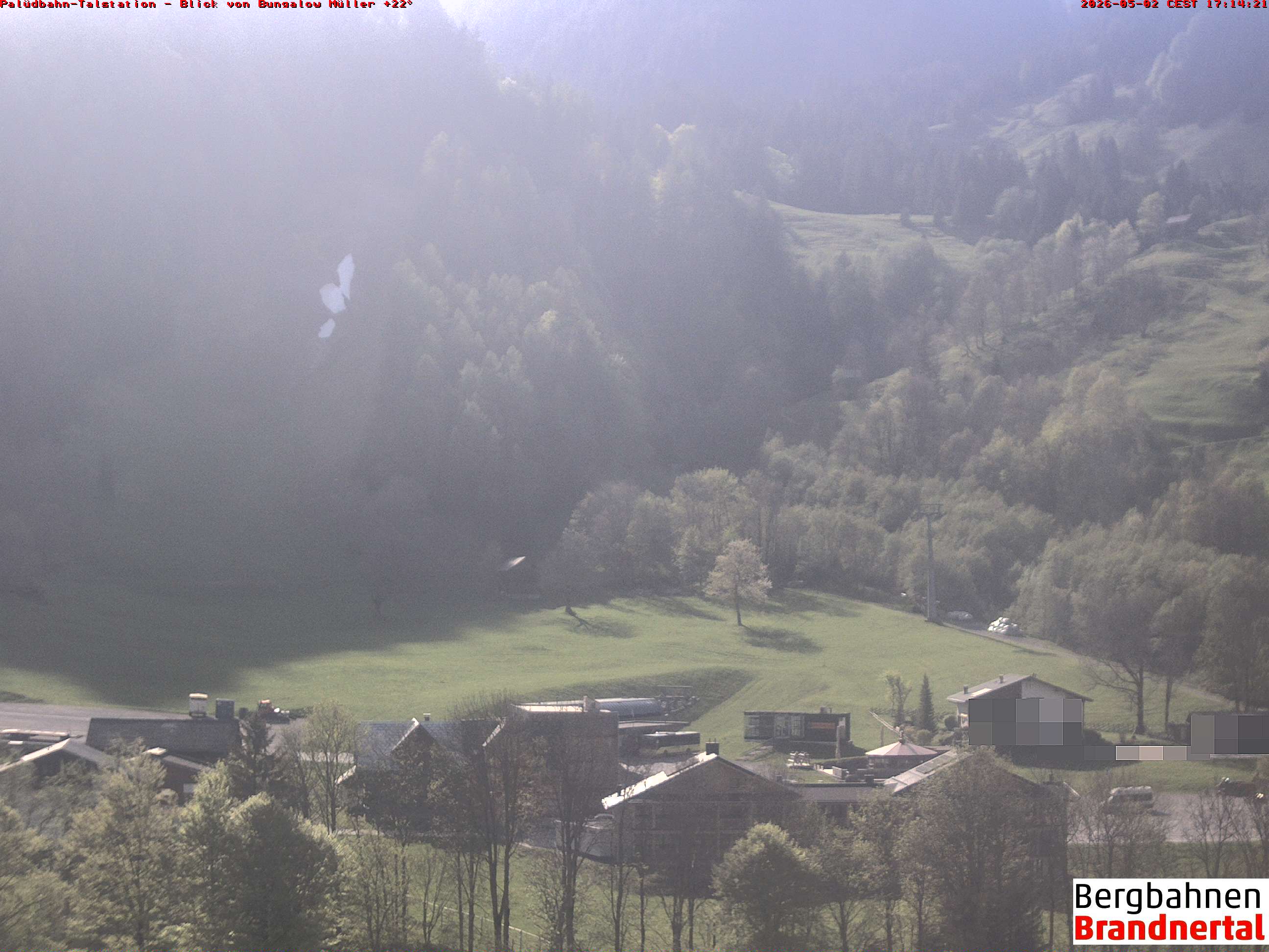 Blick auf Palüdbahn von Bungalow Müller