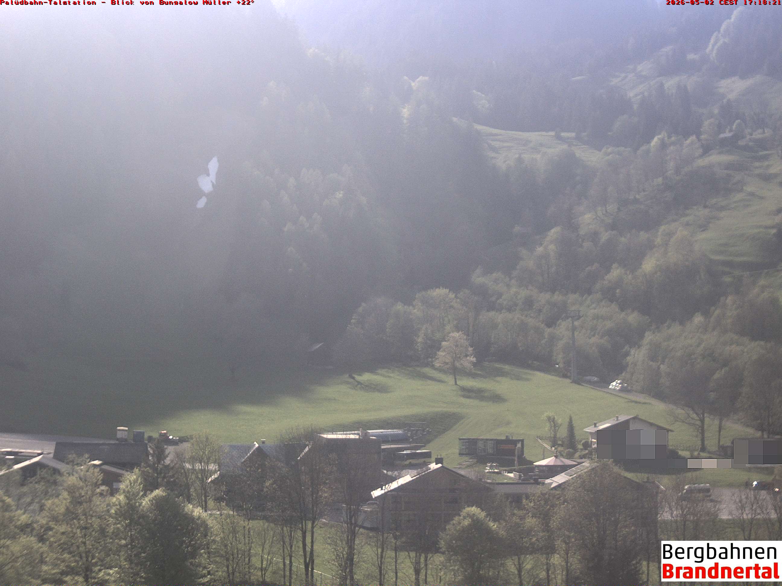 Blick auf Palüdbahn von Bungalow Müller