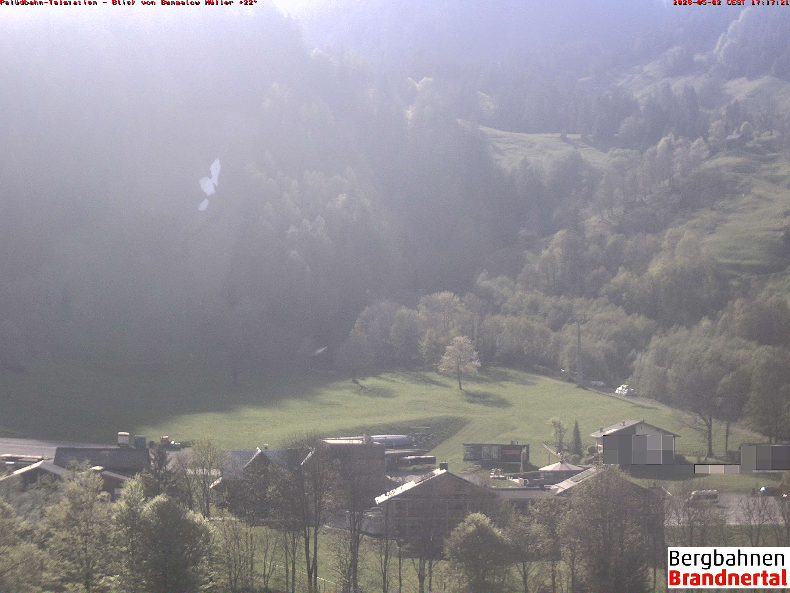 Blick auf Palüdbahn von Bungalow Müller