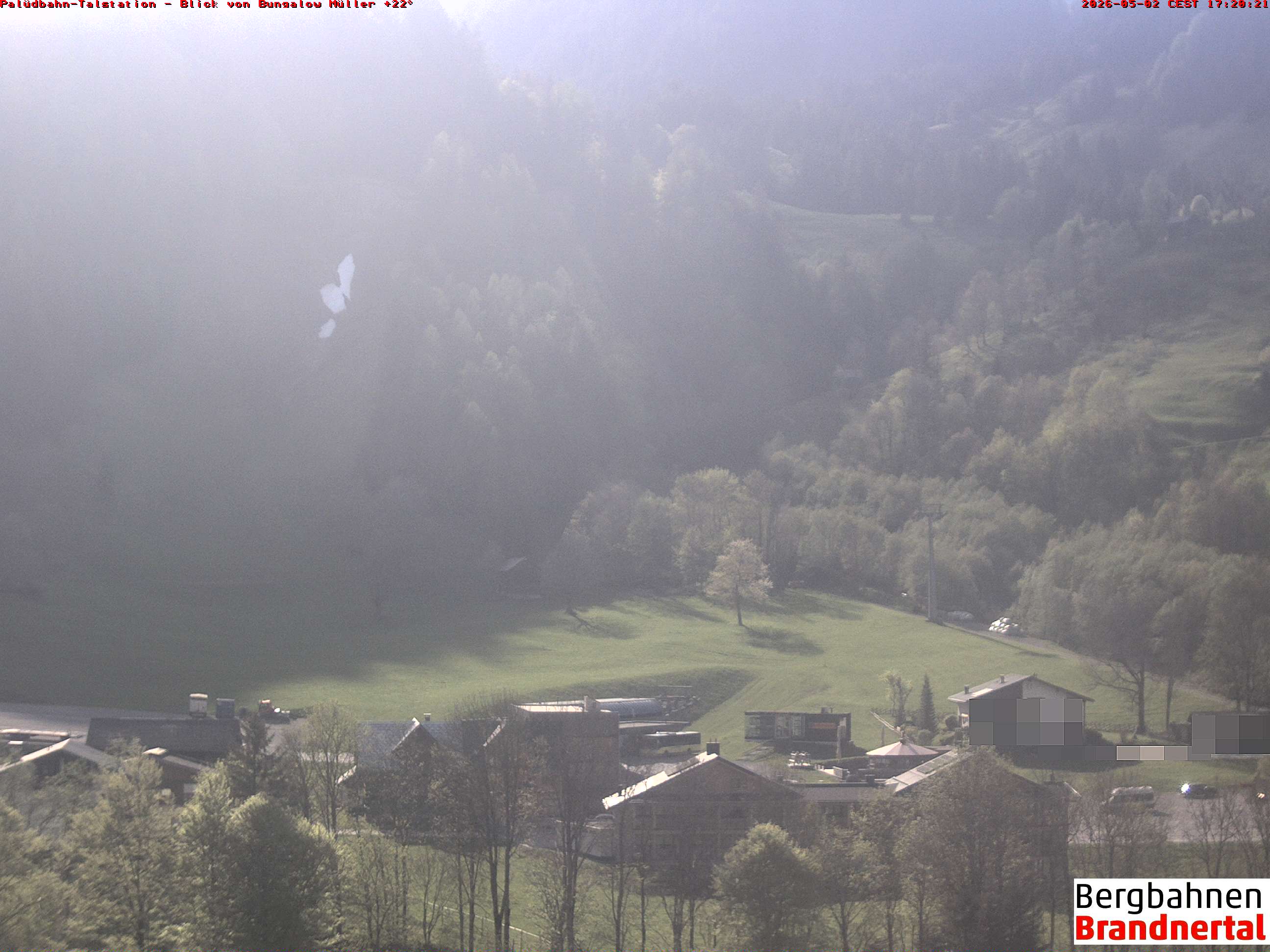 Blick auf Palüdbahn von Bungalow Müller