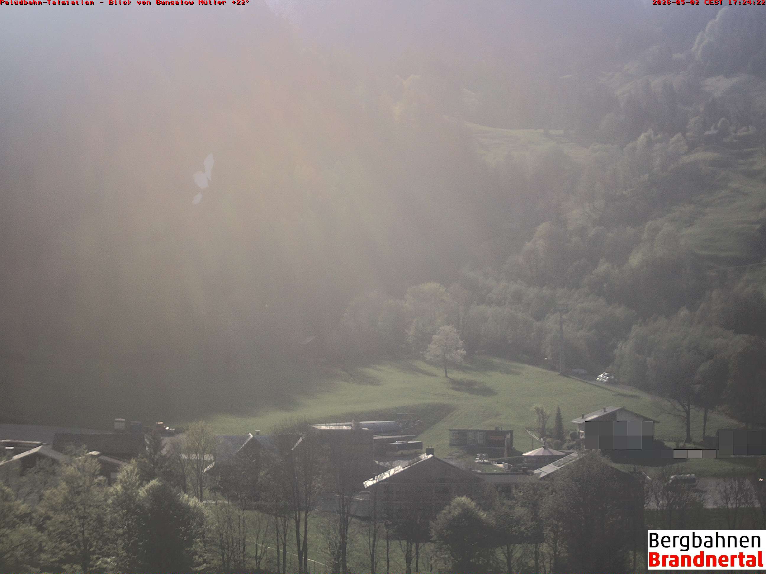 Blick auf Palüdbahn von Bungalow Müller