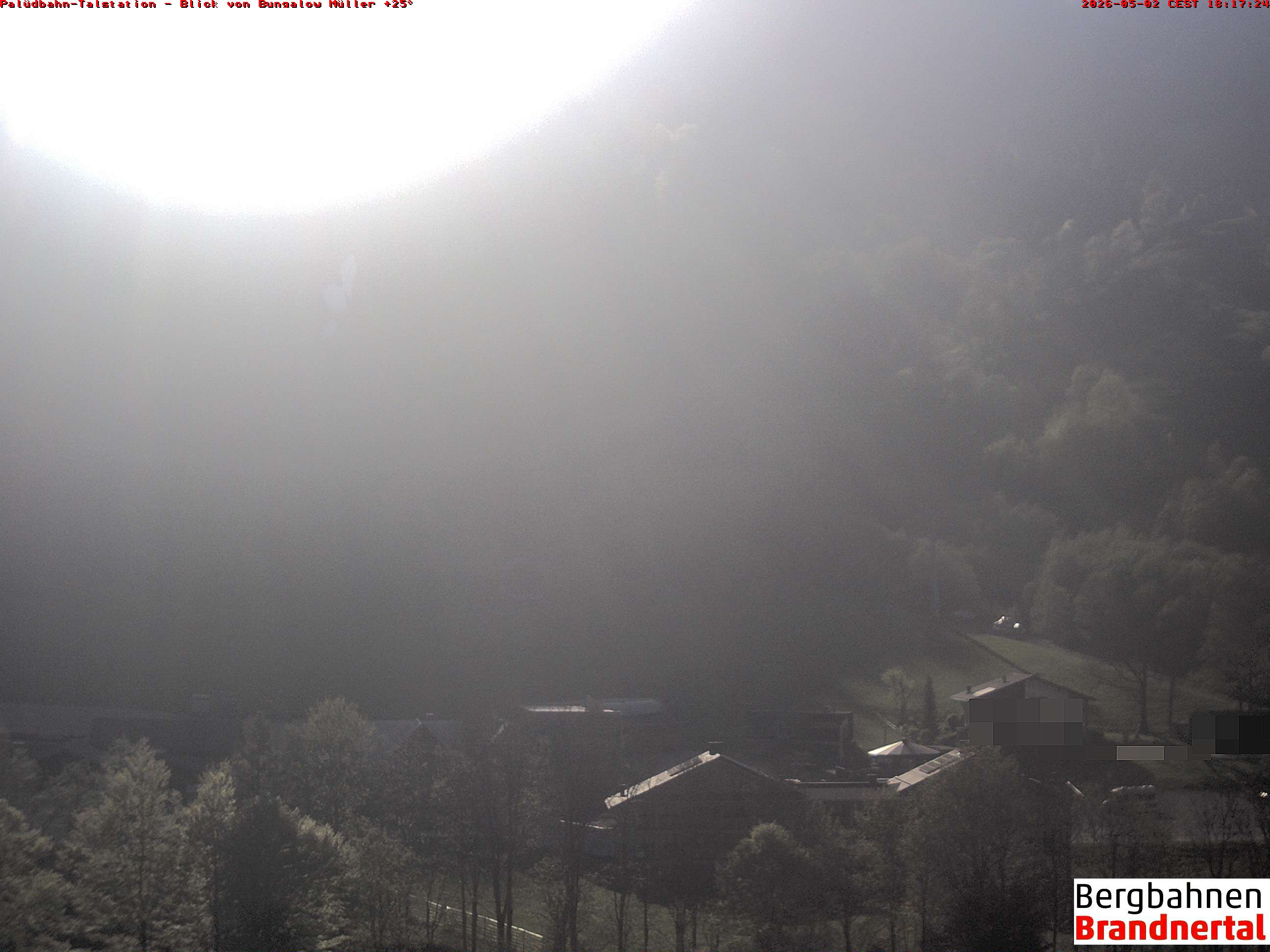 Blick auf Palüdbahn von Bungalow Müller