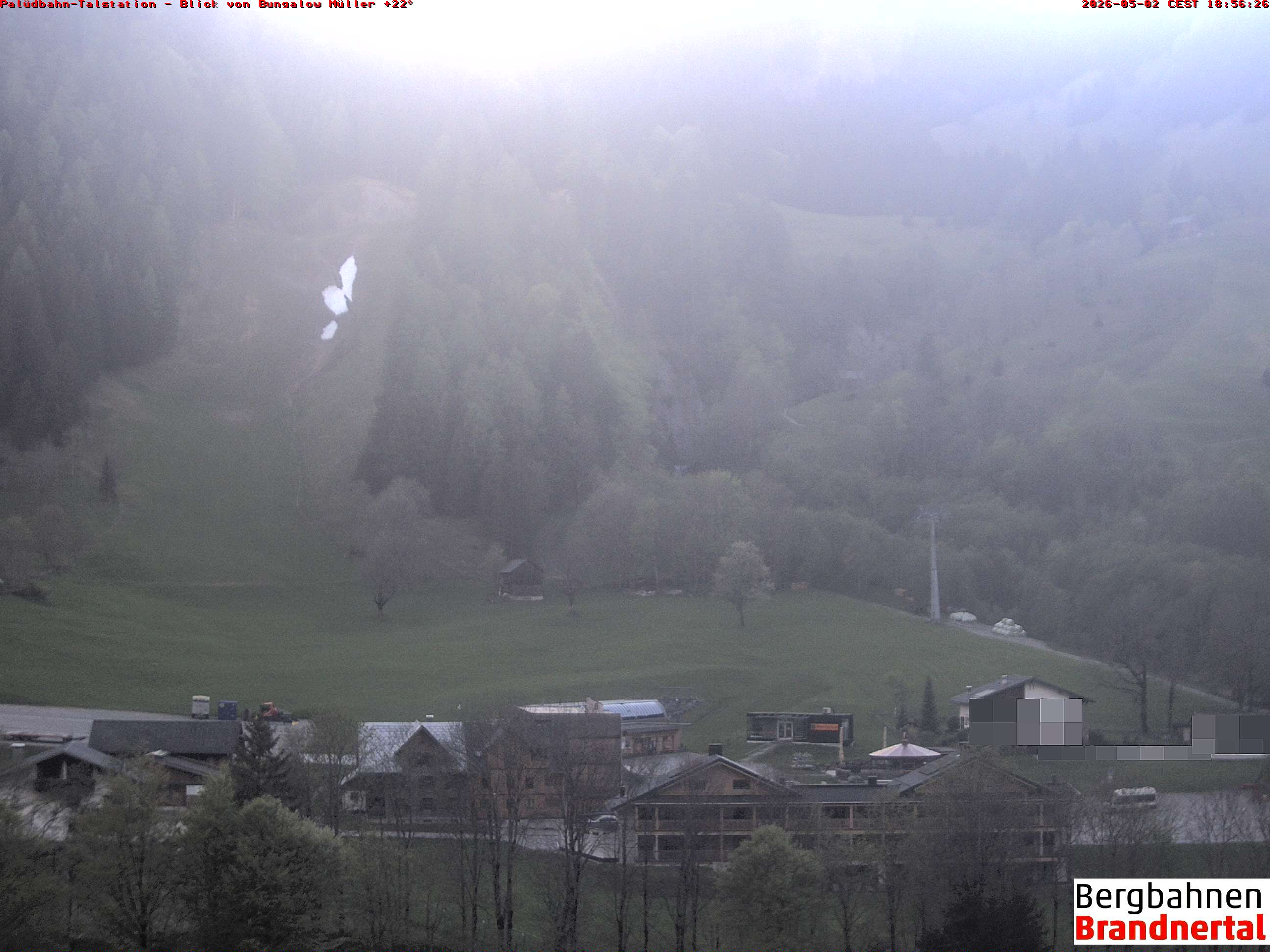 Blick auf Palüdbahn von Bungalow Müller