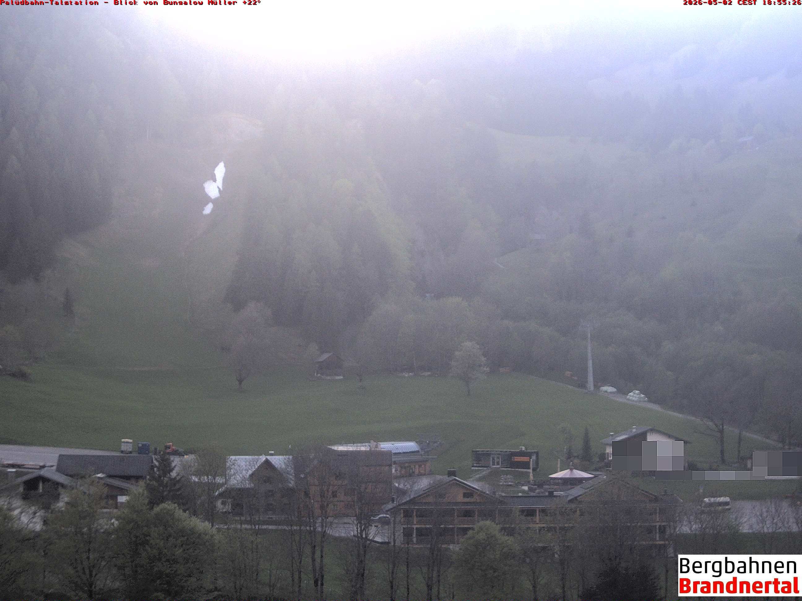 Blick auf Palüdbahn von Bungalow Müller