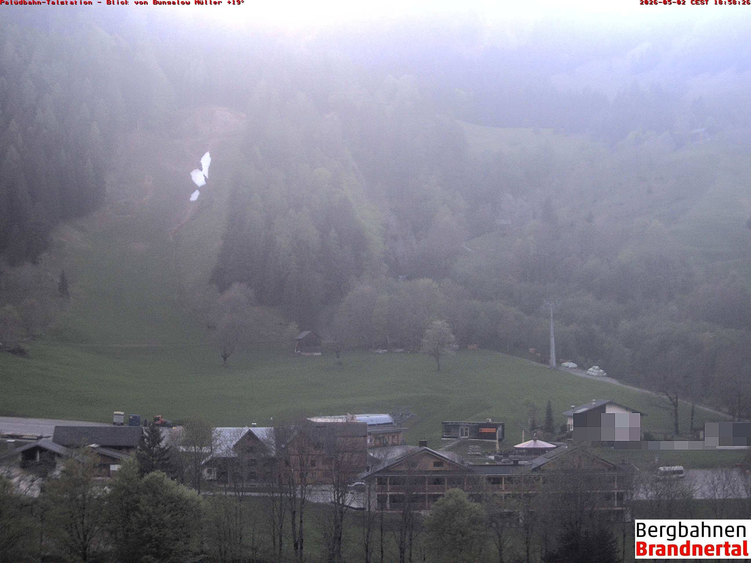 Blick auf Palüdbahn von Bungalow Müller