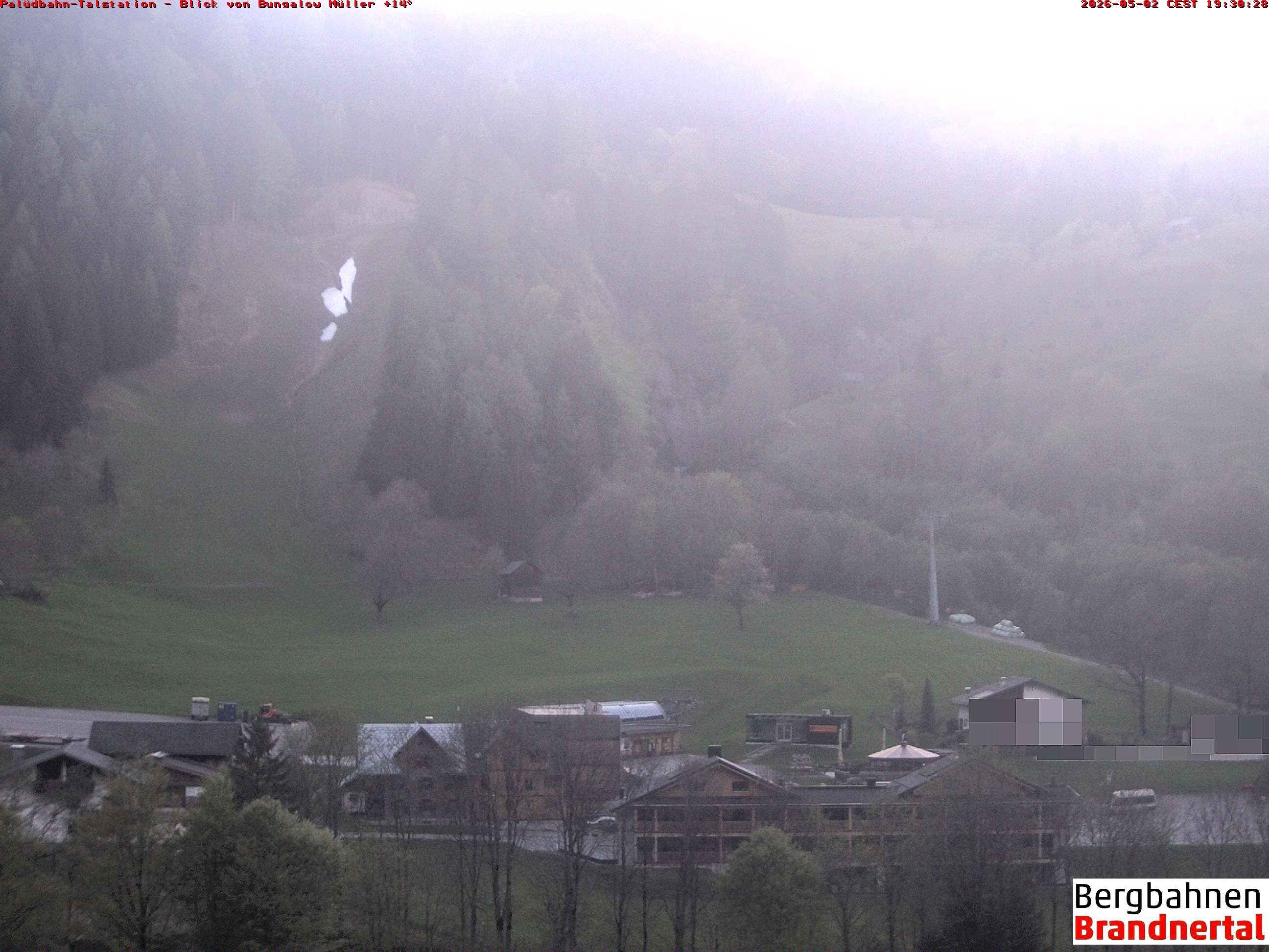 Blick auf Palüdbahn von Bungalow Müller