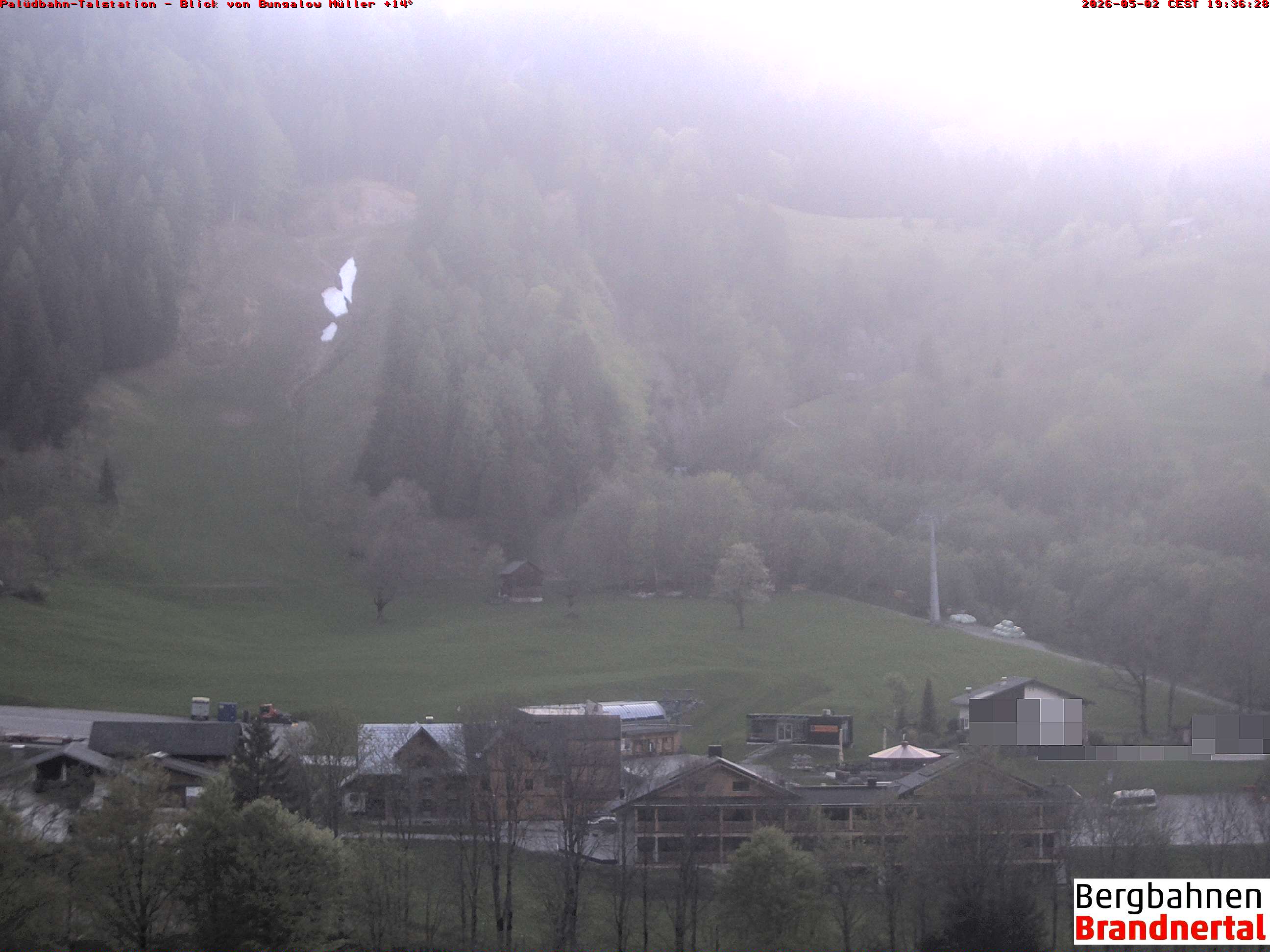 Blick auf Palüdbahn von Bungalow Müller