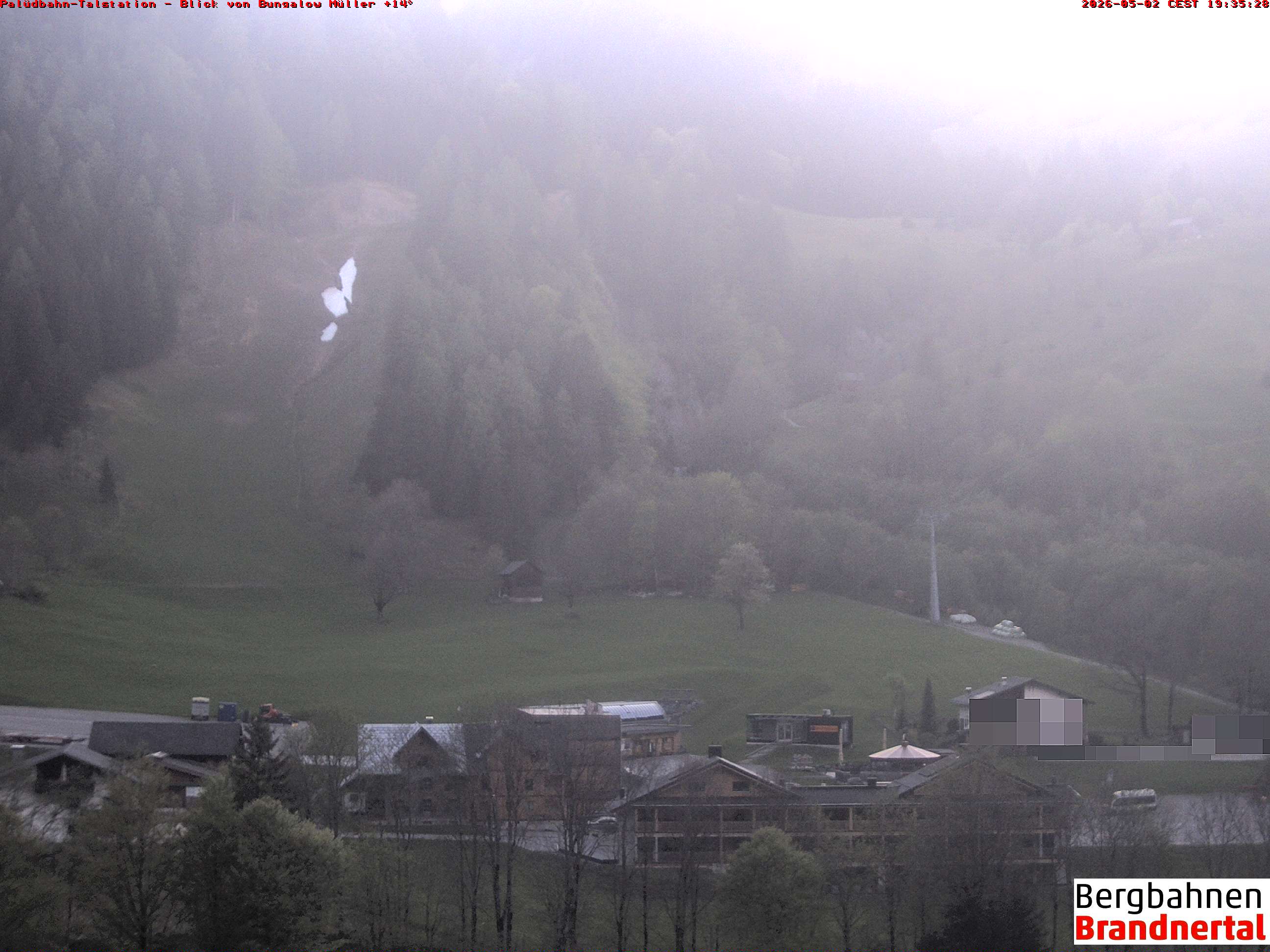 Blick auf Palüdbahn von Bungalow Müller