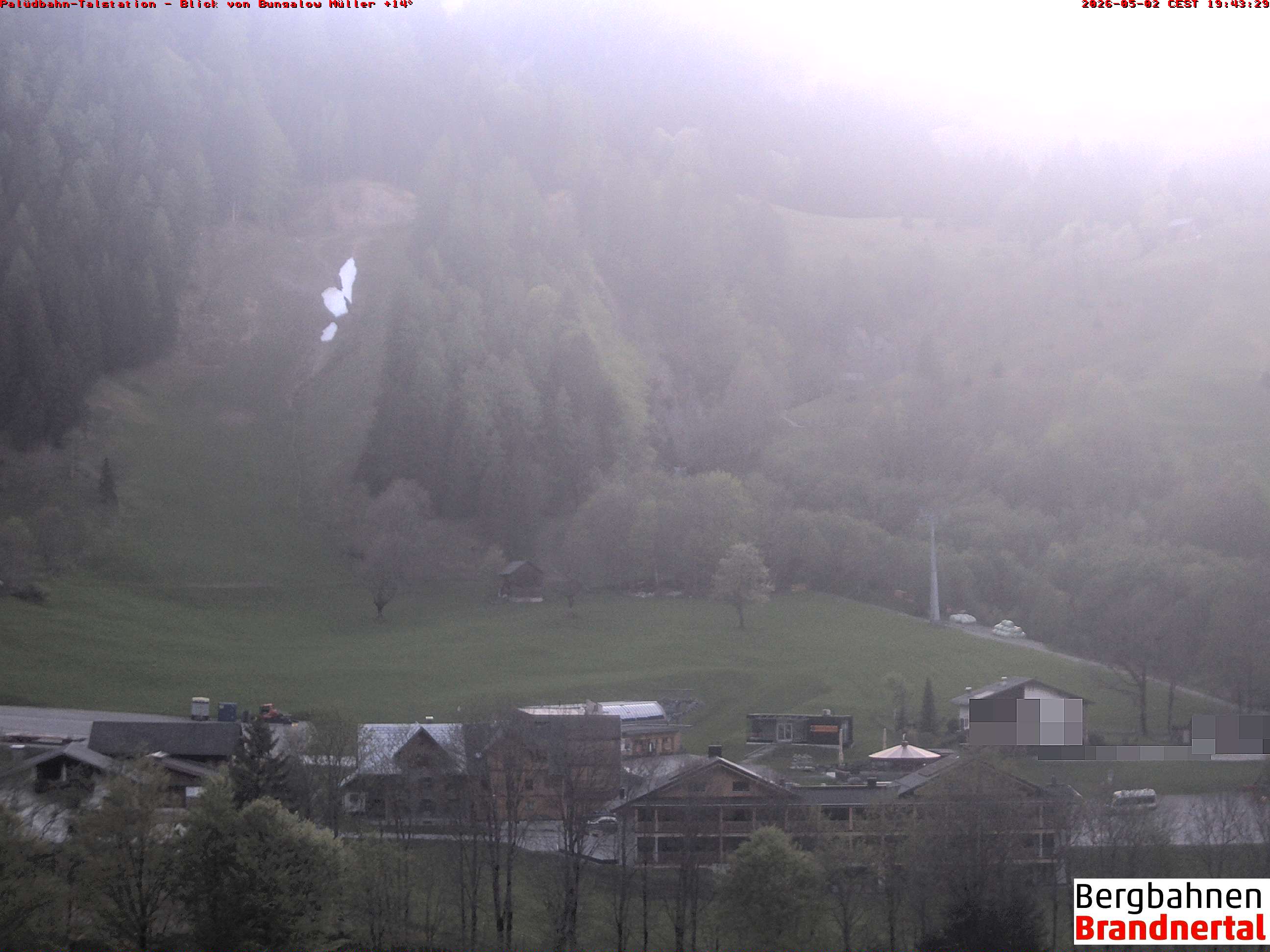 Blick auf Palüdbahn von Bungalow Müller