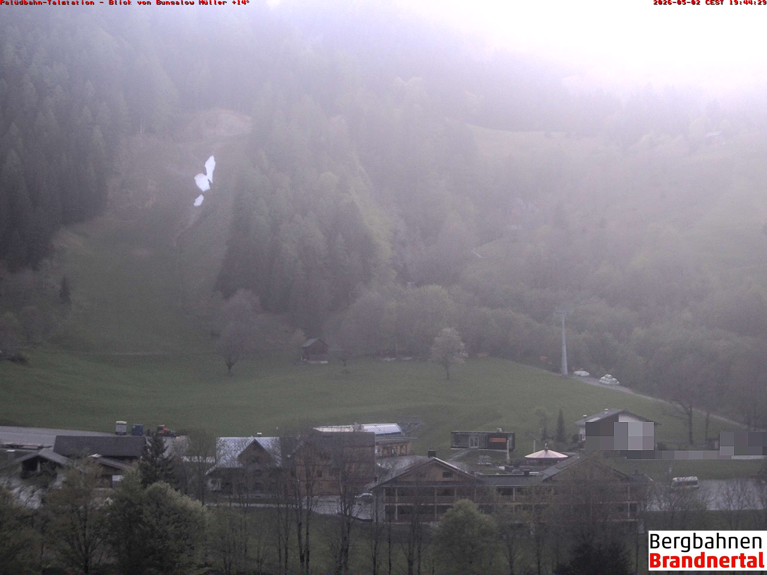 Blick auf Palüdbahn von Bungalow Müller