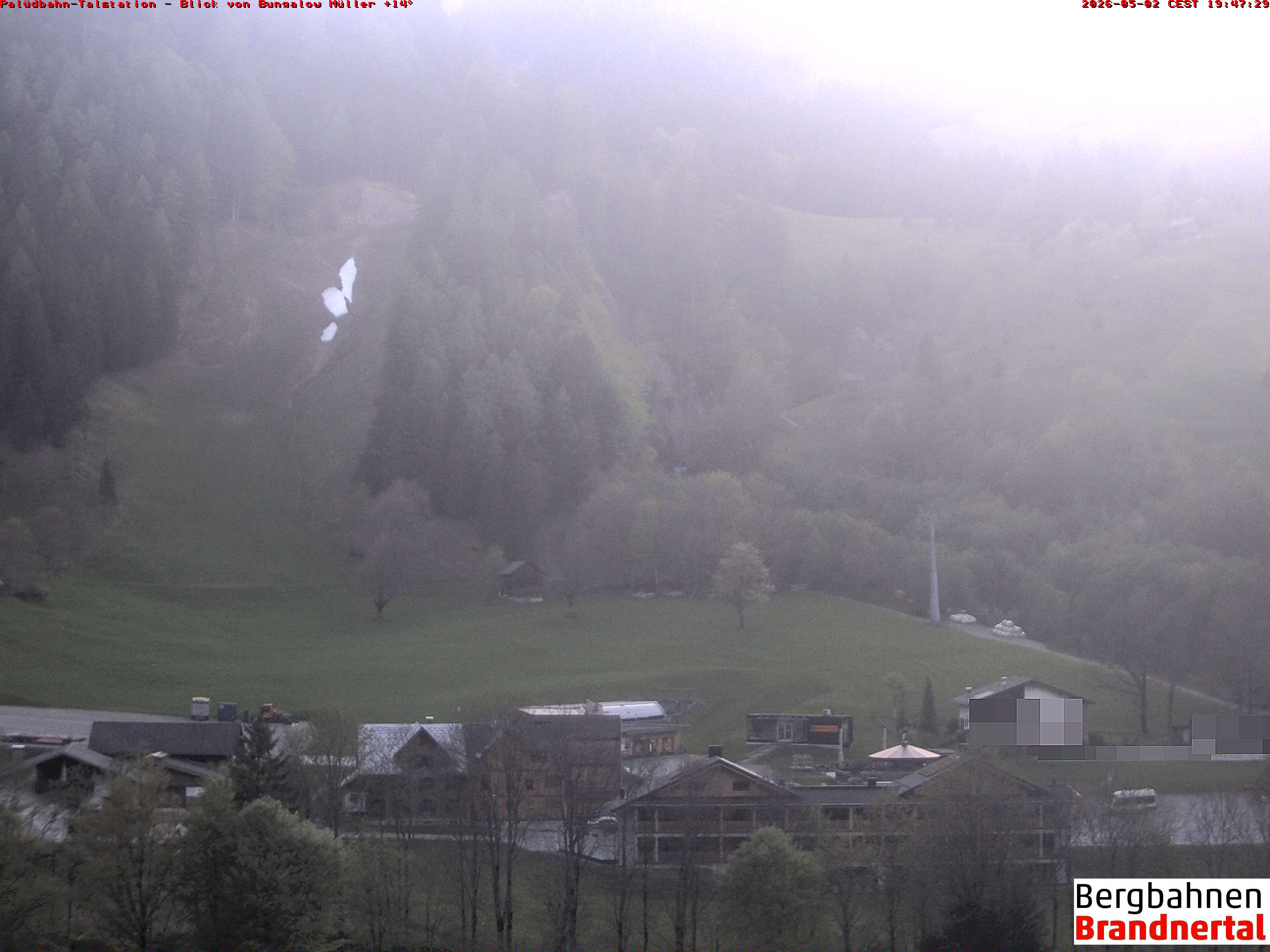 Blick auf Palüdbahn von Bungalow Müller
